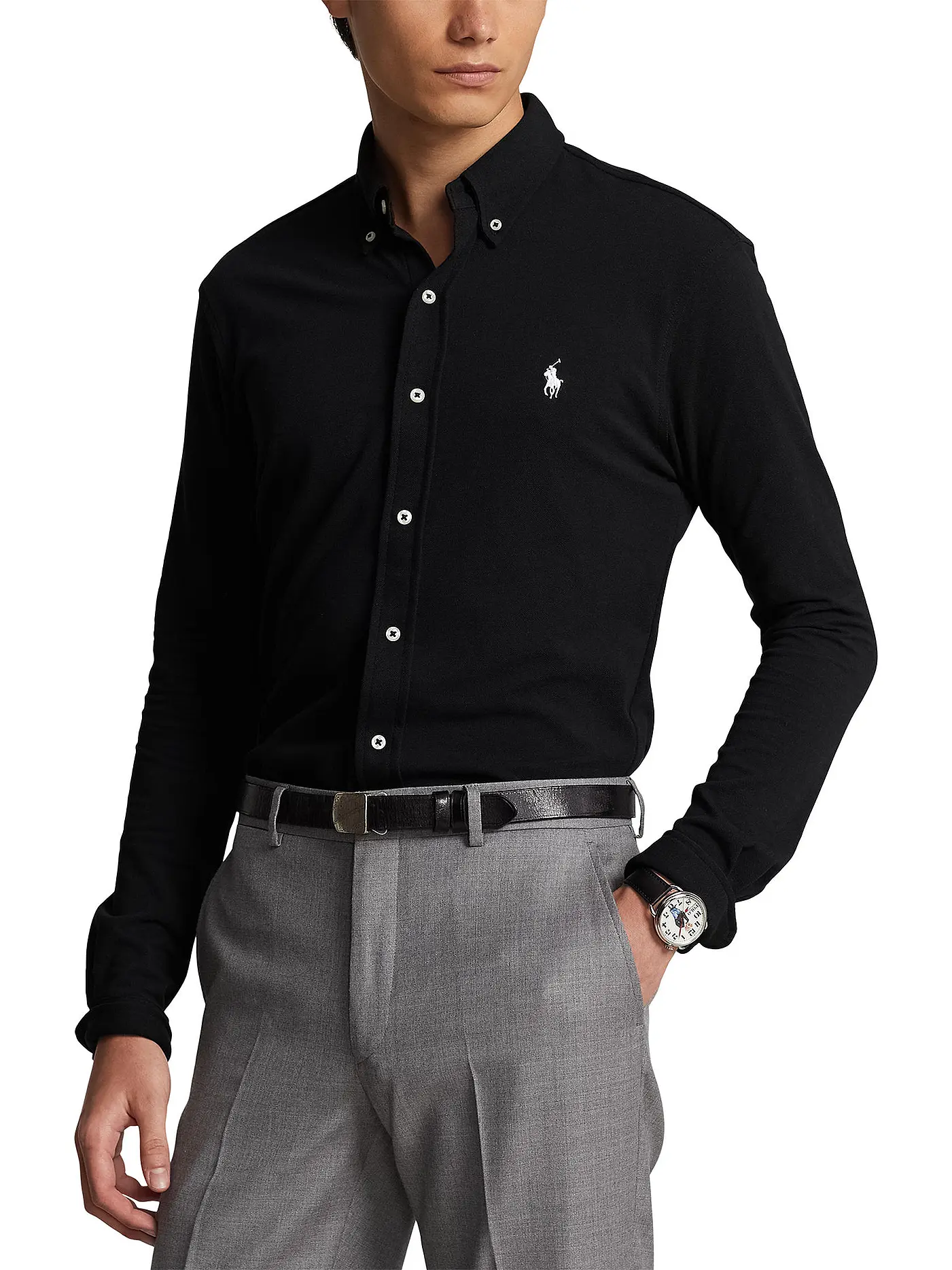 POLO RALPH LAUREN | Hemd Modern Fit | schwarz