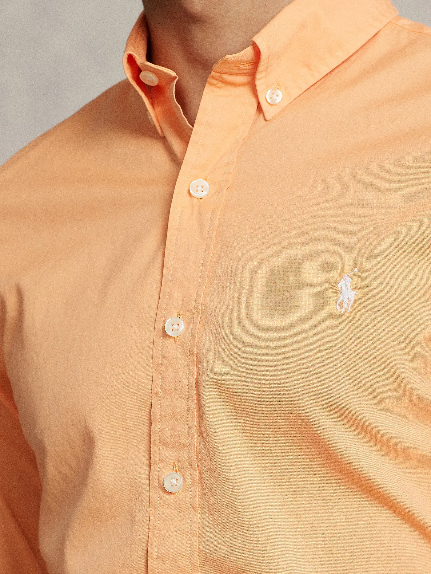 POLO RALPH LAUREN | Hemd Slim Fit  | orange
