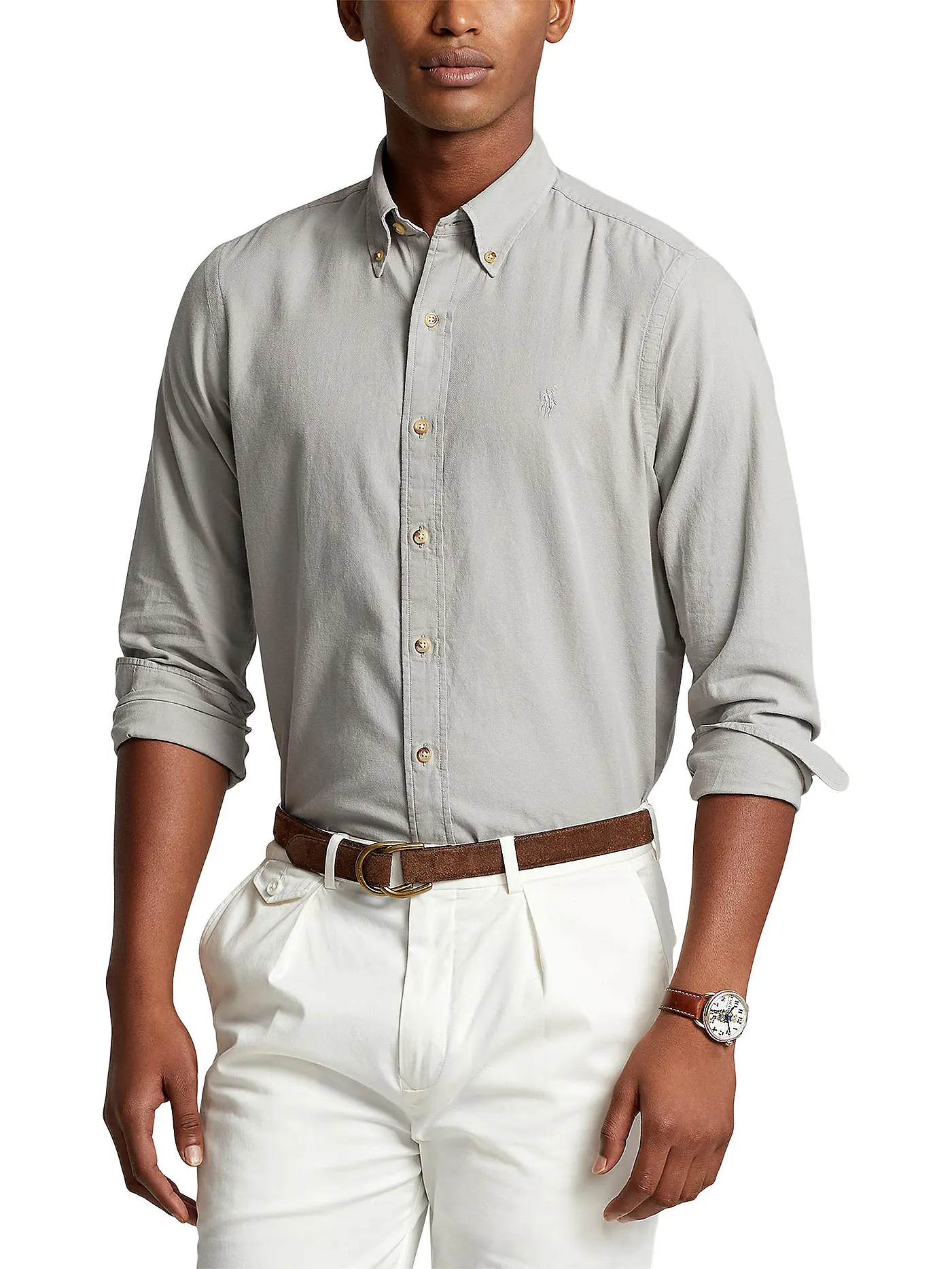 POLO RALPH LAUREN | Hemd Slim Fit | grau