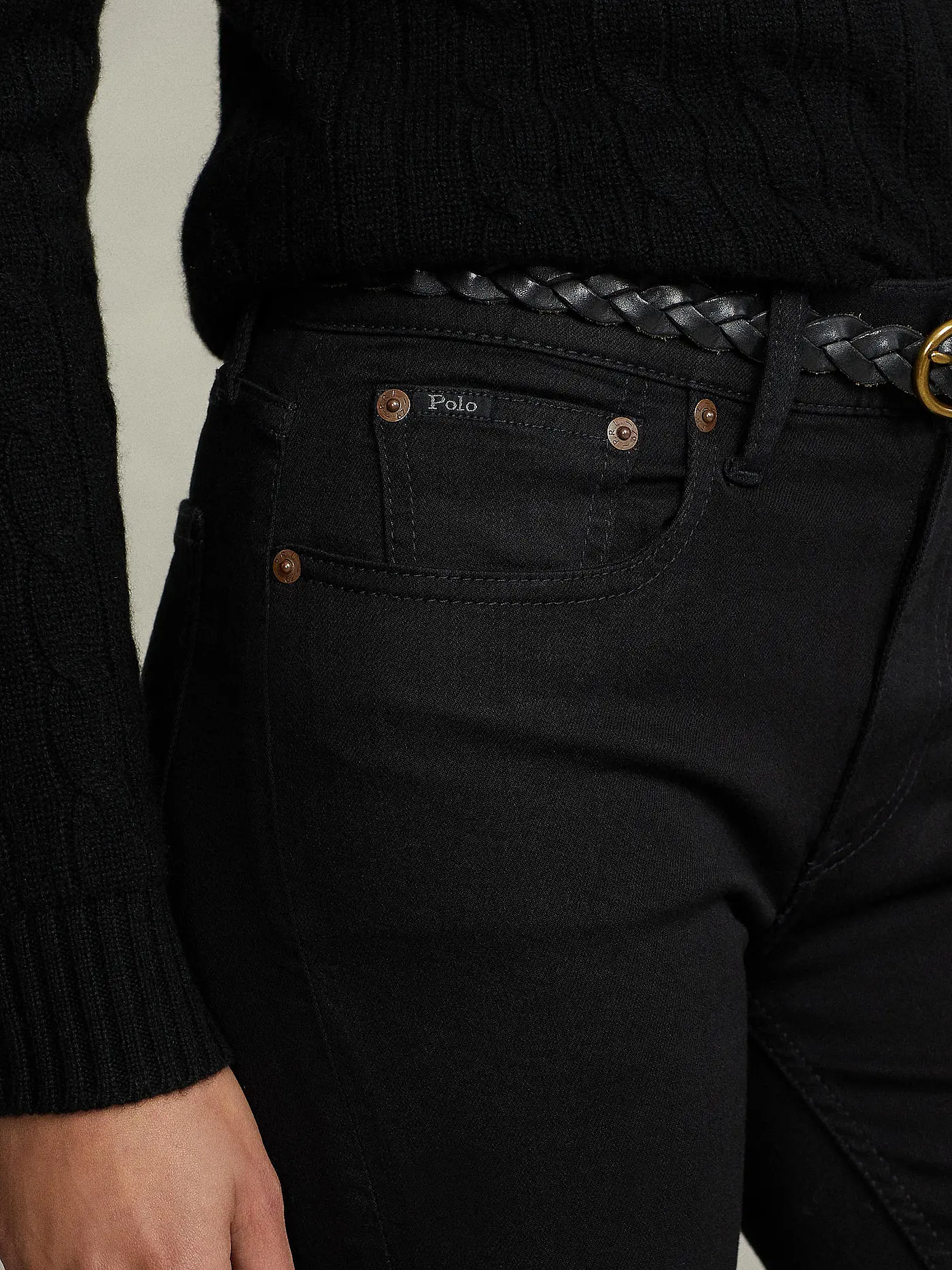 POLO RALPH LAUREN | Jeans Skinny Fit Tompkins  | schwarz