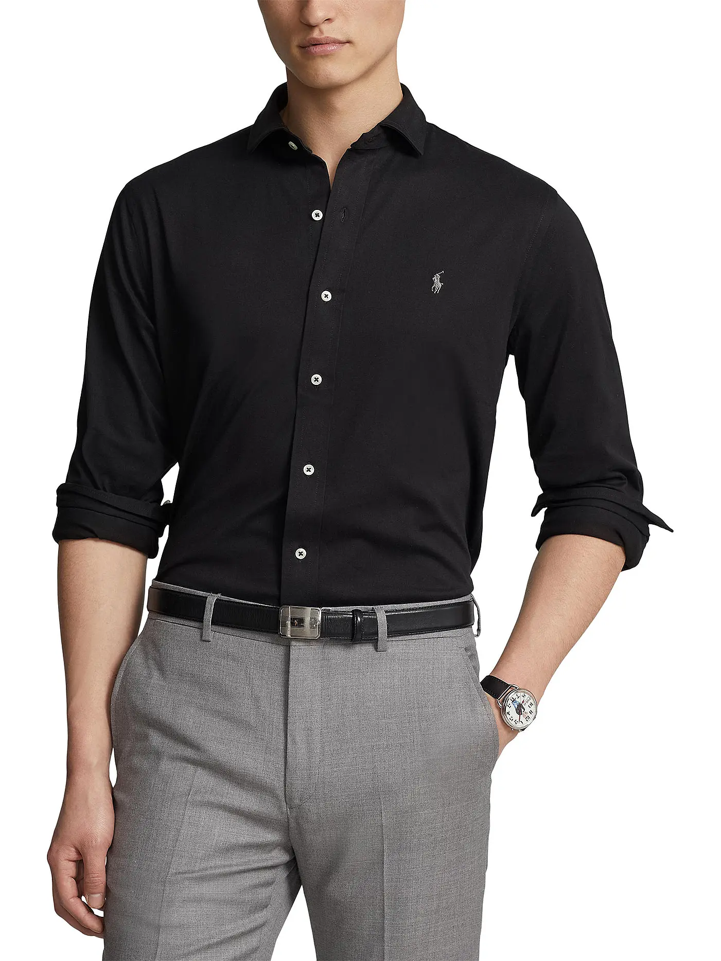 POLO RALPH LAUREN | Jerseyhemd | schwarz