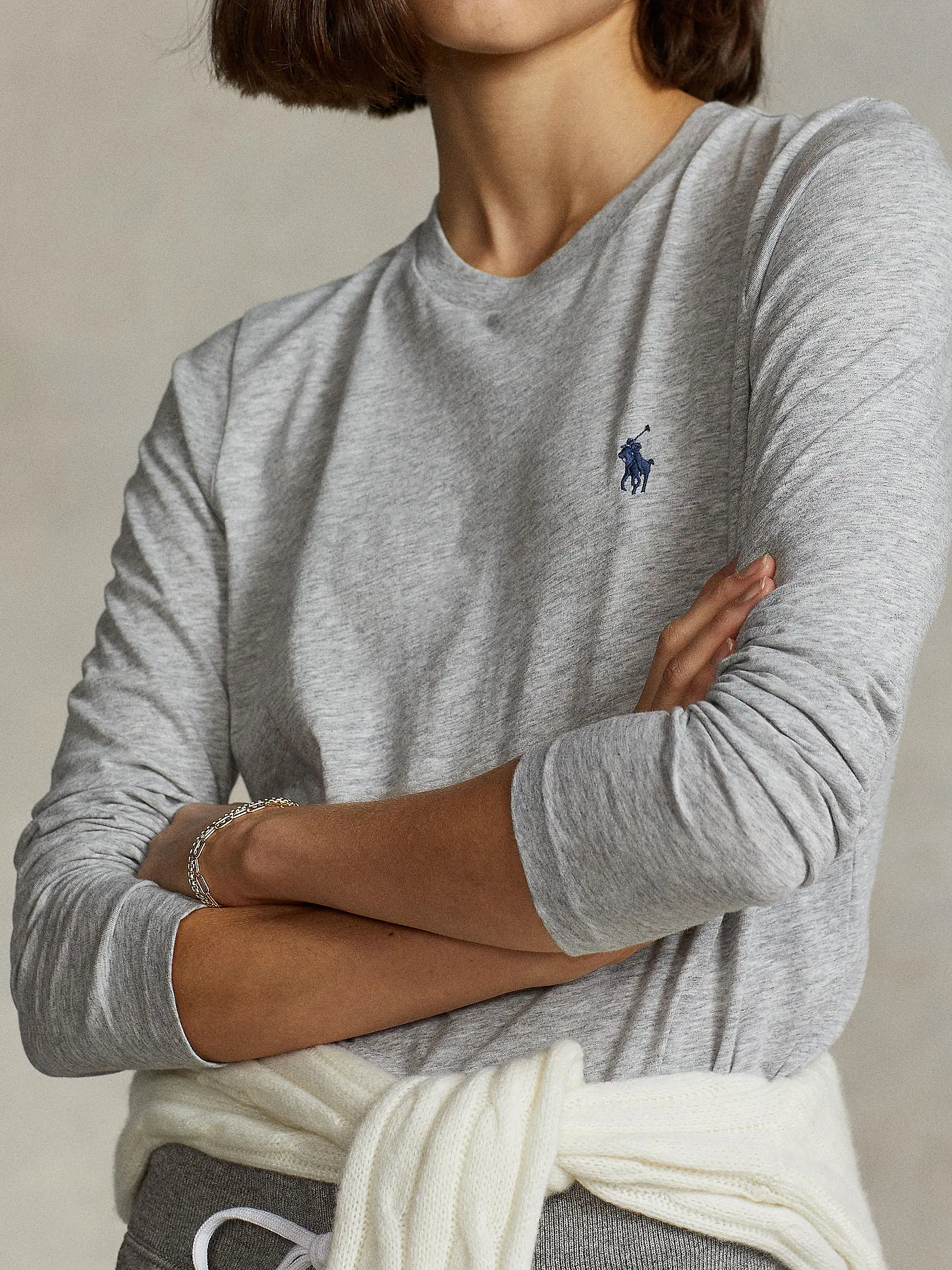 POLO RALPH LAUREN | Langarmshirt | grau