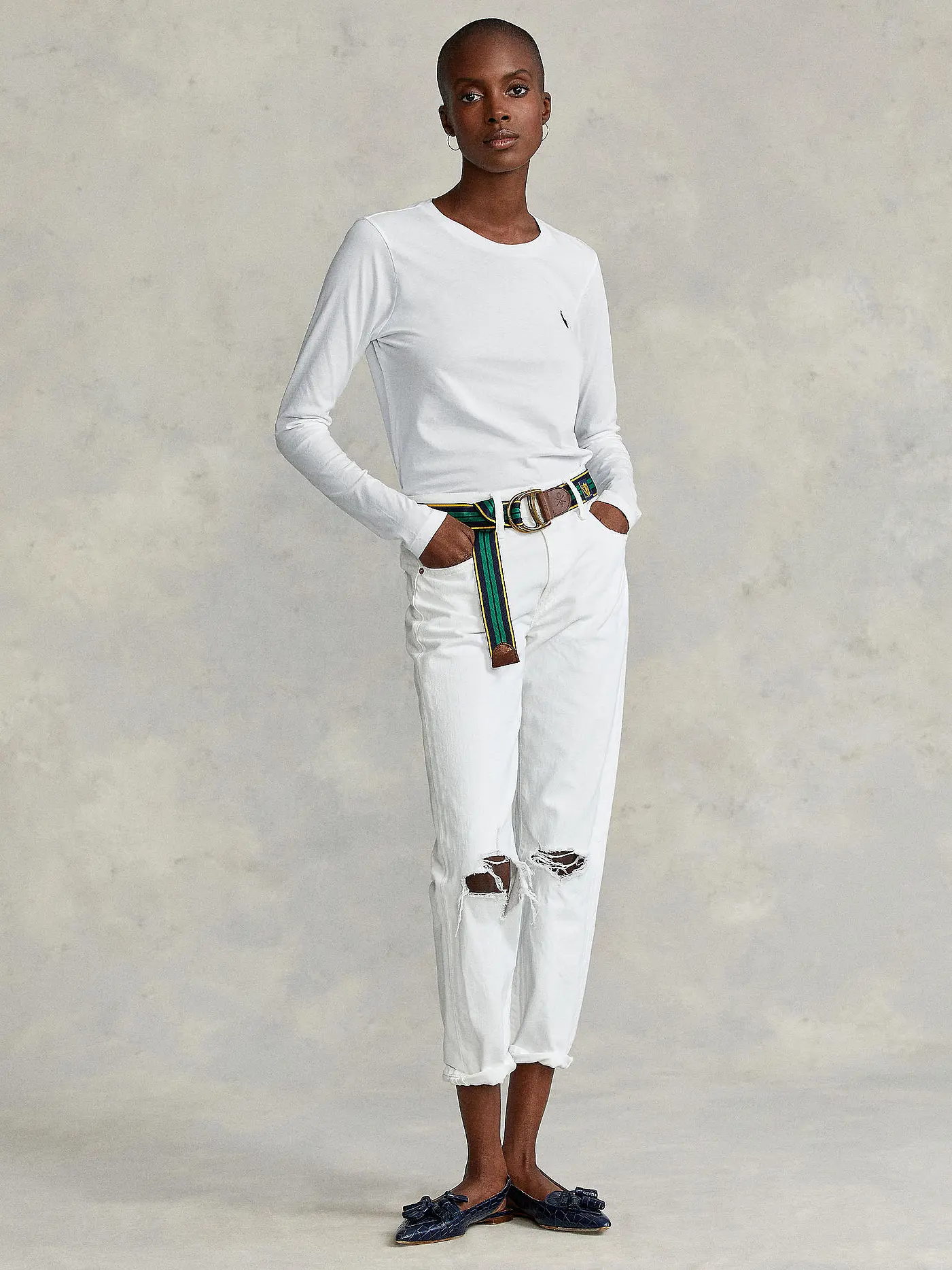 POLO RALPH LAUREN | Langarmshirt | weiss