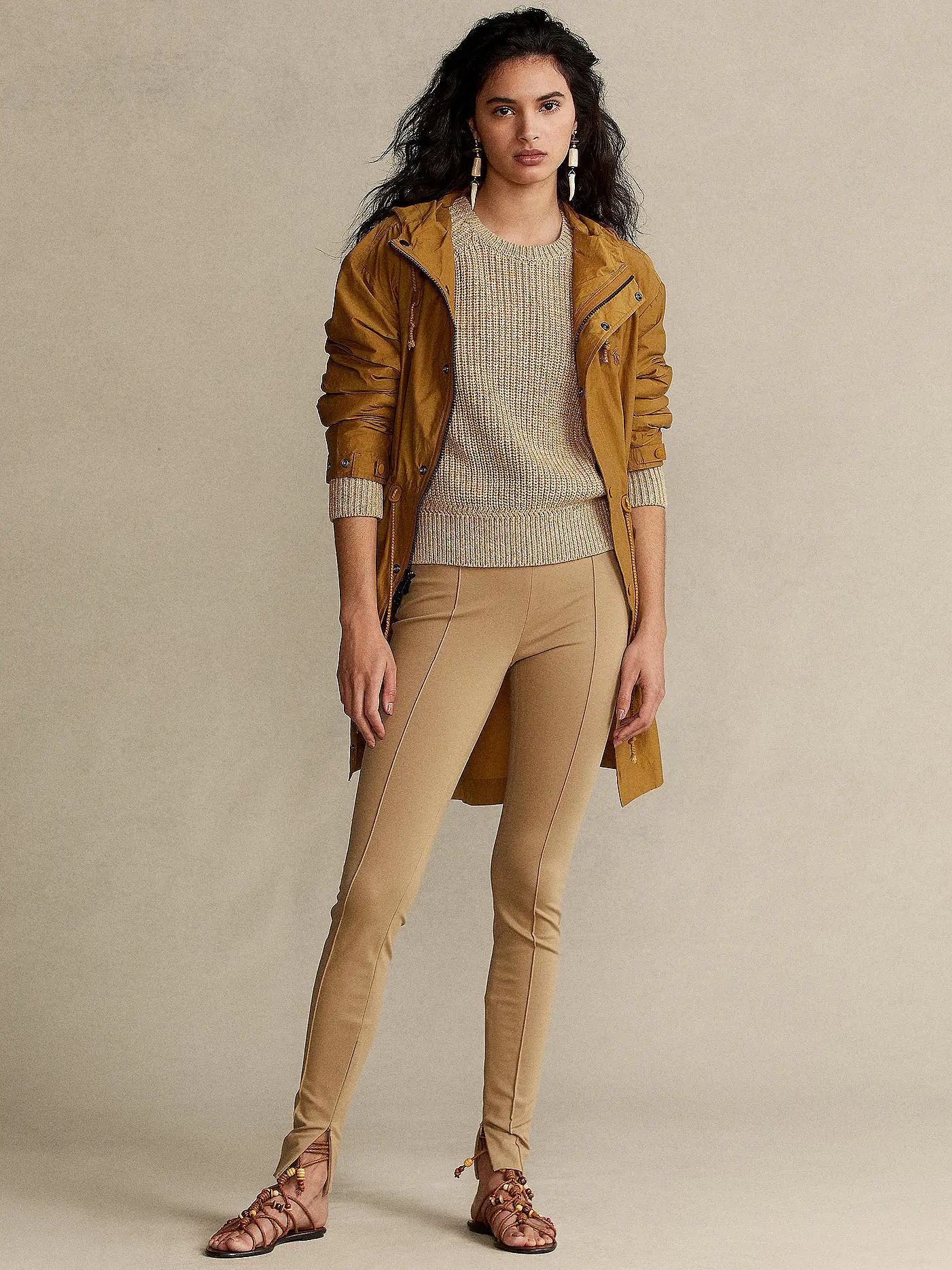 POLO RALPH LAUREN | Leggings ADRY | camel