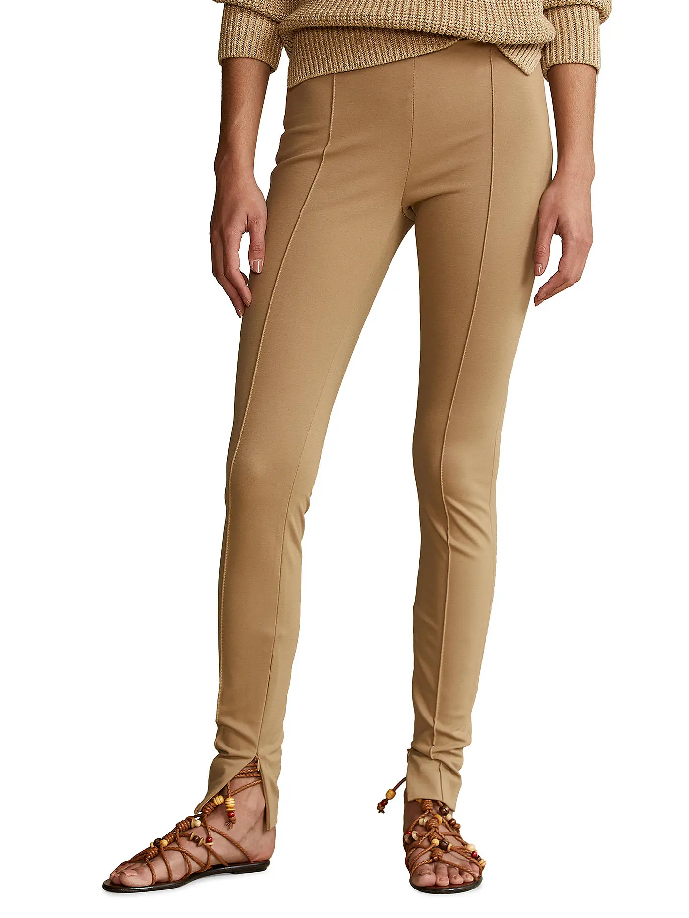 POLO RALPH LAUREN | Leggings ADRY | camel