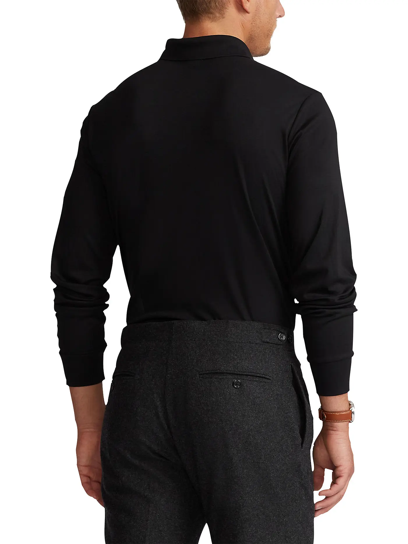 POLO RALPH LAUREN | Poloshirt Custom Slim Fit | schwarz