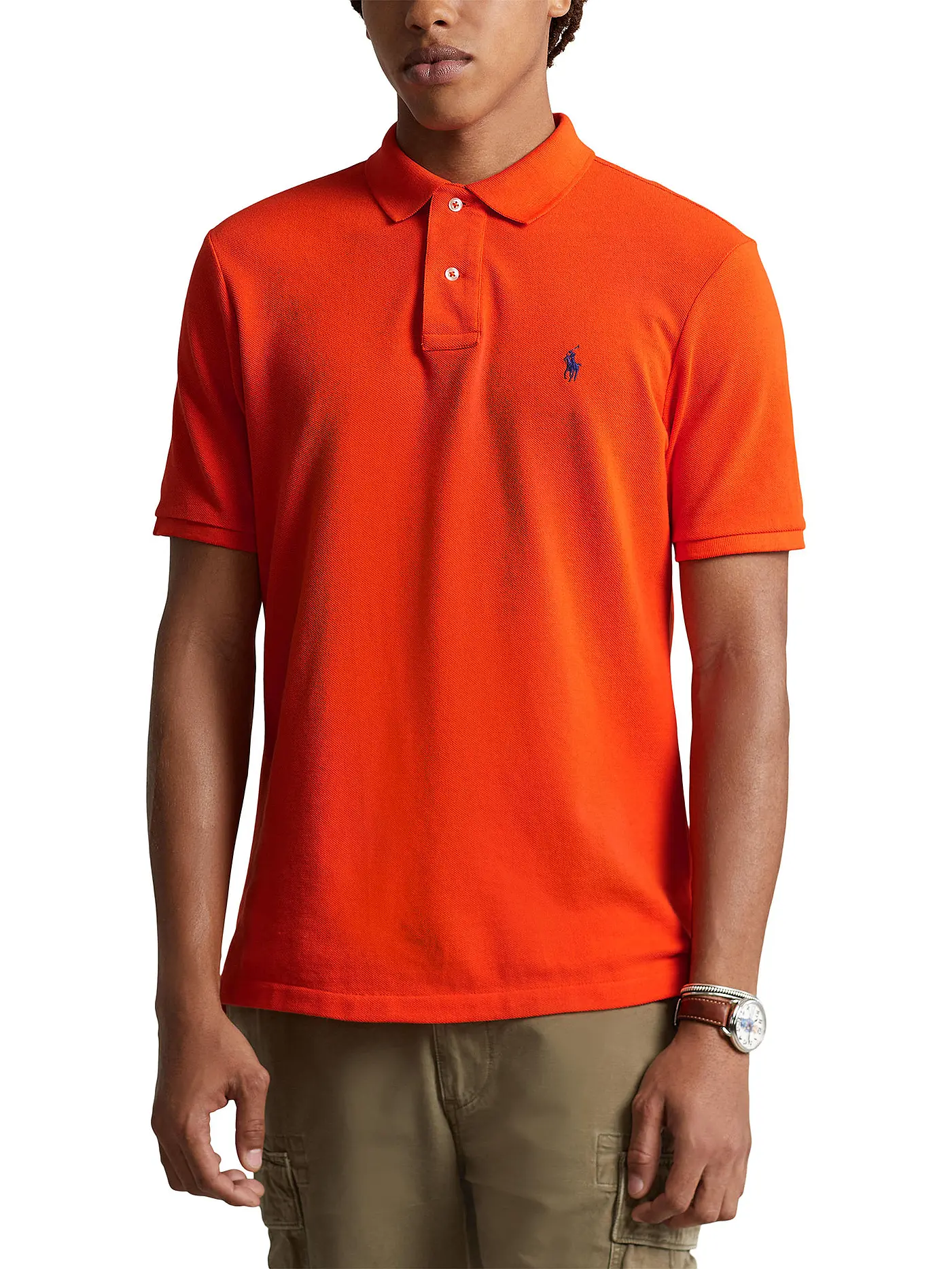 POLO RALPH LAUREN | Poloshirt Custom Slim Fit | orange