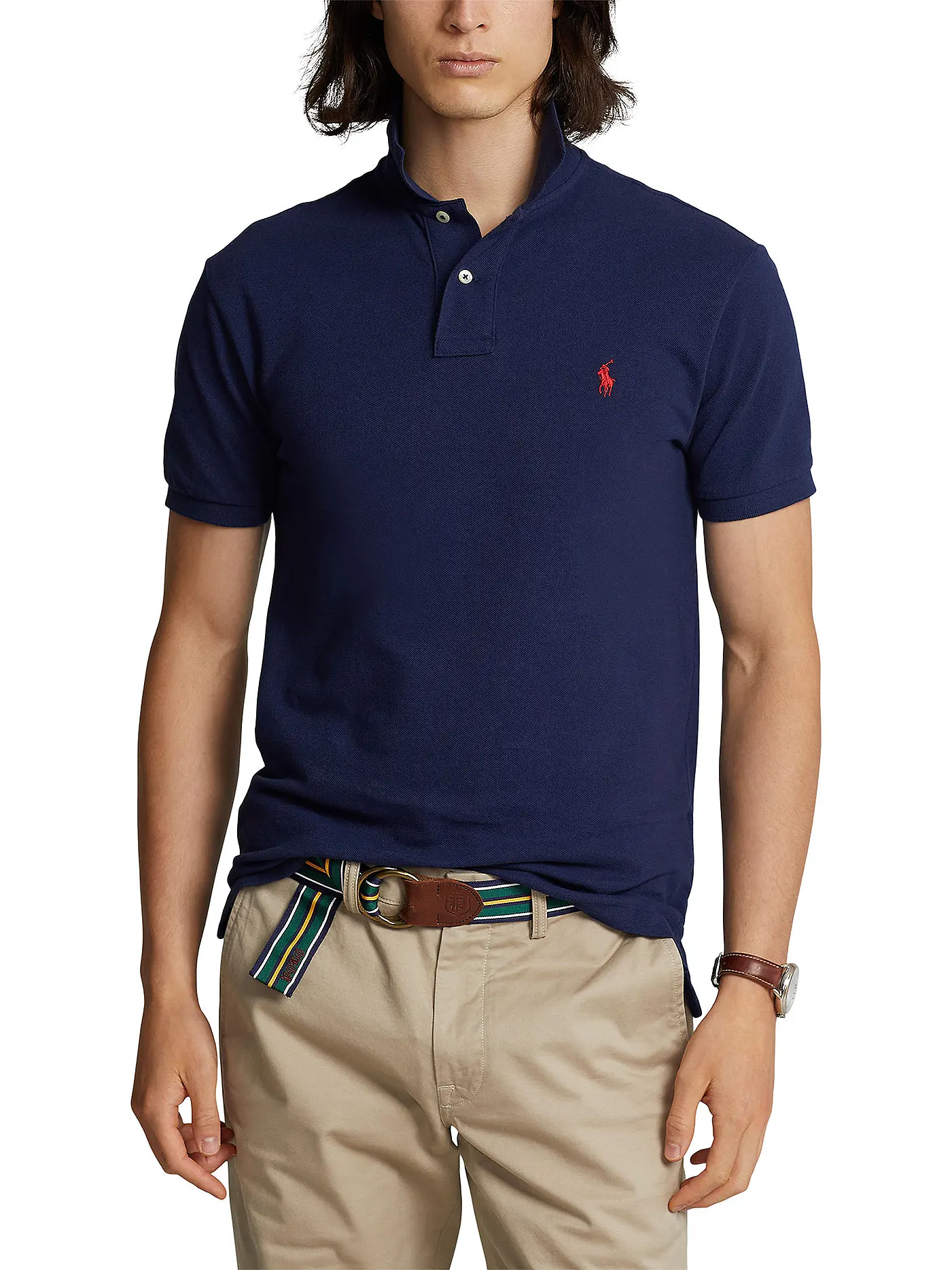 POLO RALPH LAUREN | Poloshirt Custom Slim Fit | dunkelblau