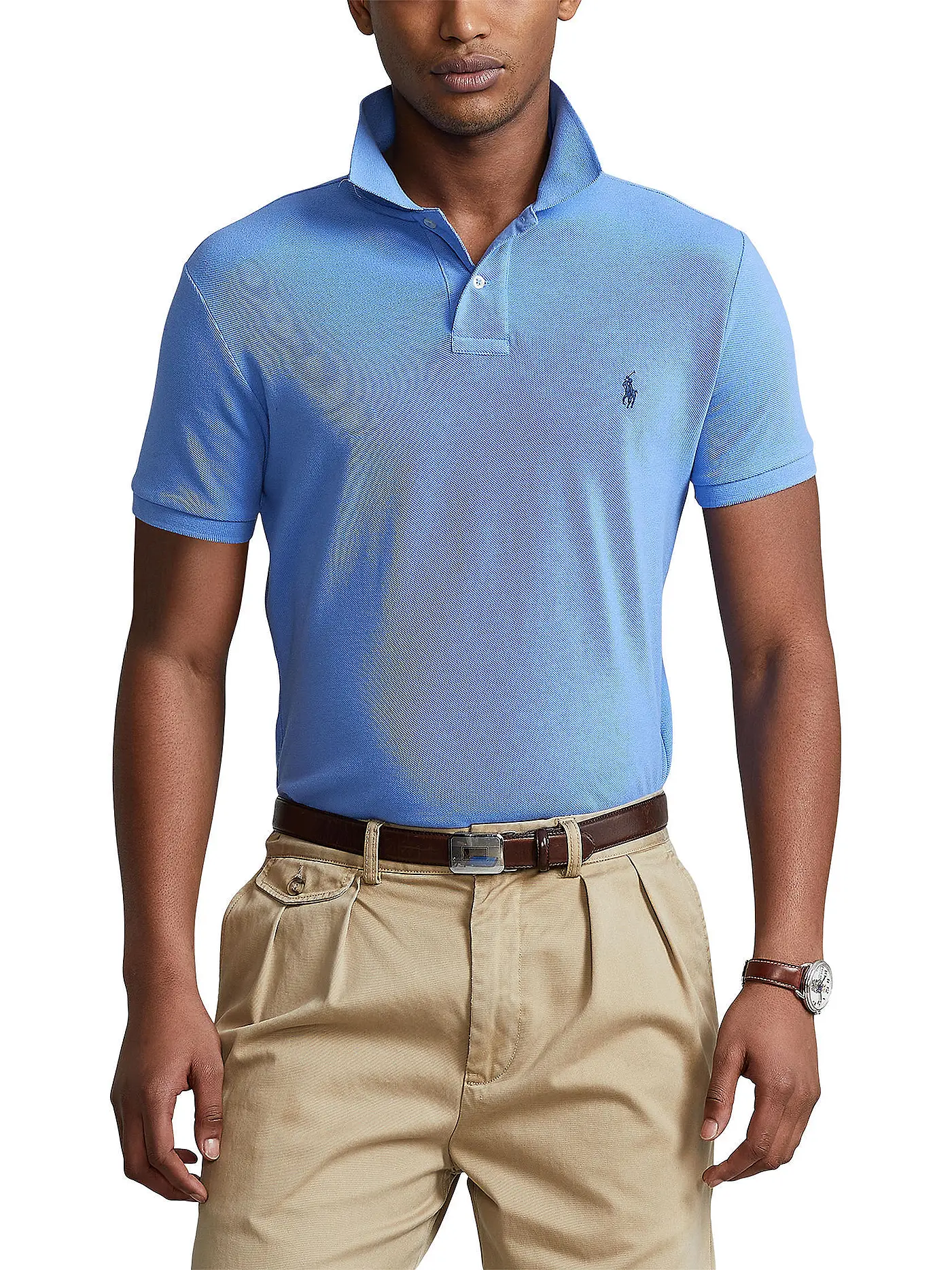 POLO RALPH LAUREN | Poloshirt Custom Slim Fit | blau