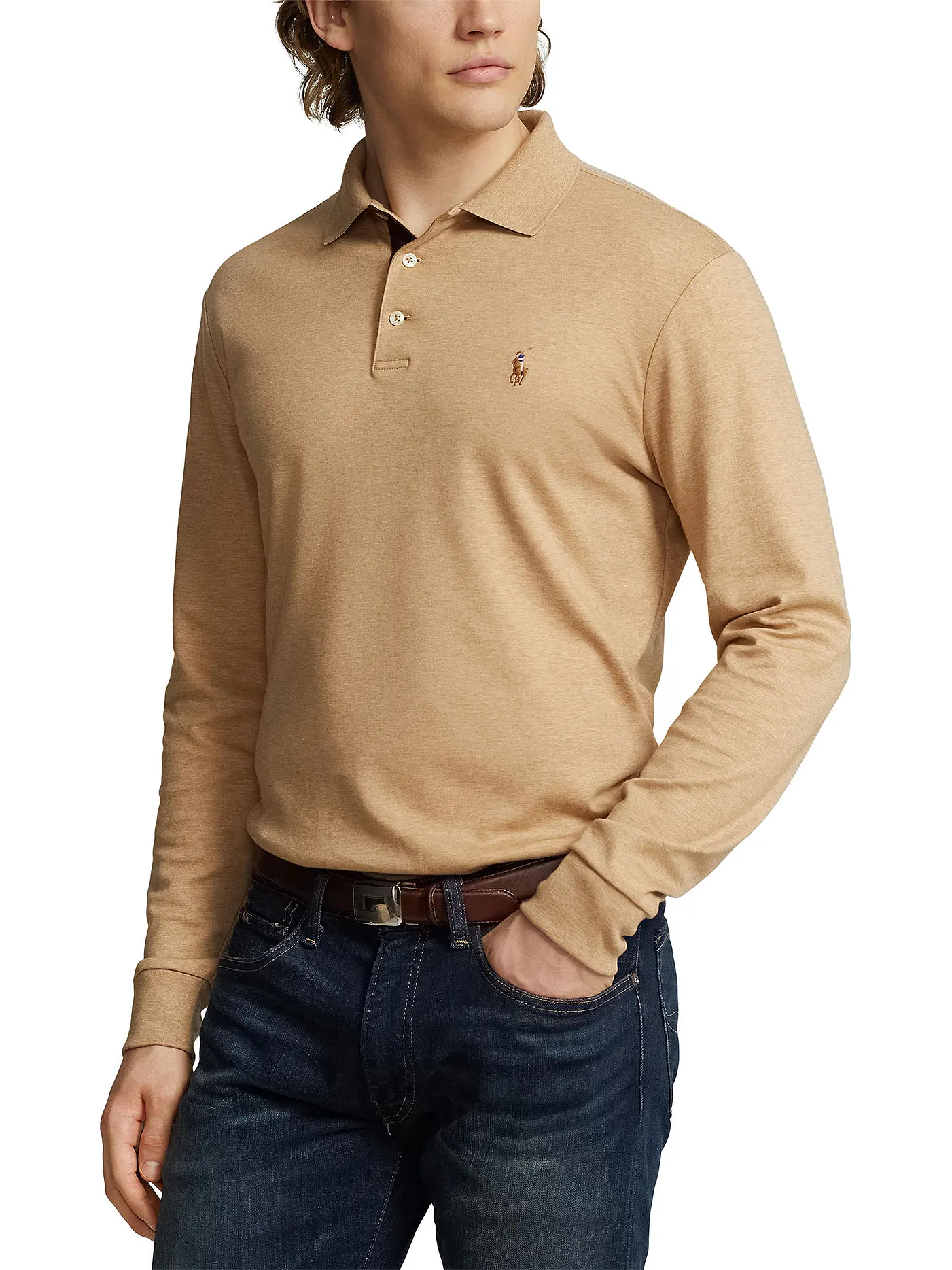 POLO RALPH LAUREN | Poloshirt Custom Slim Fit | beige