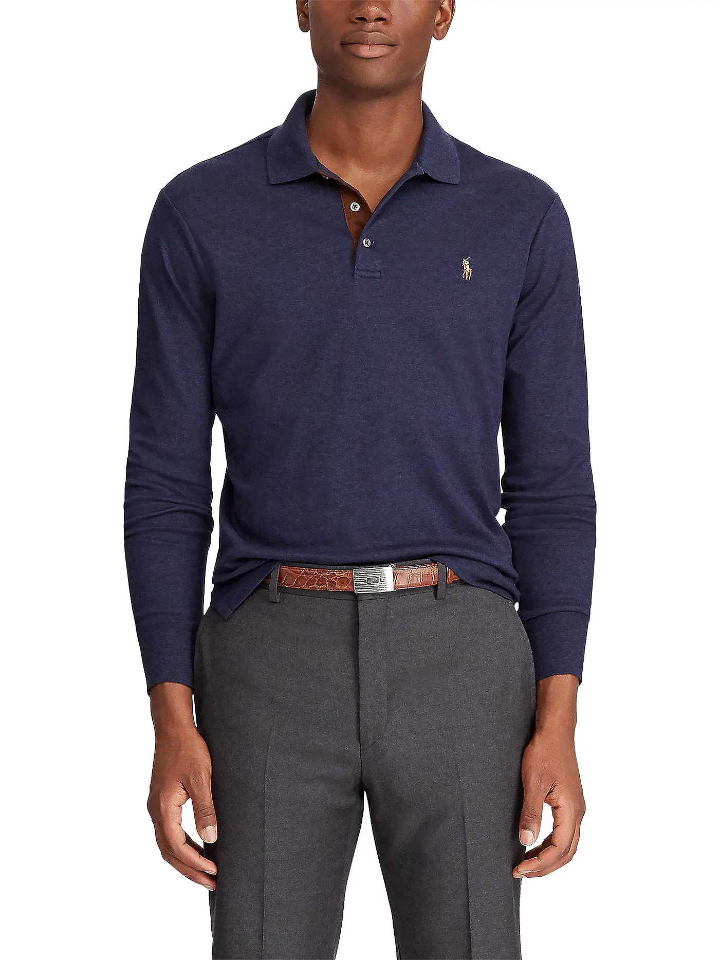 POLO RALPH LAUREN | Poloshirt Custom Slim Fit | blau