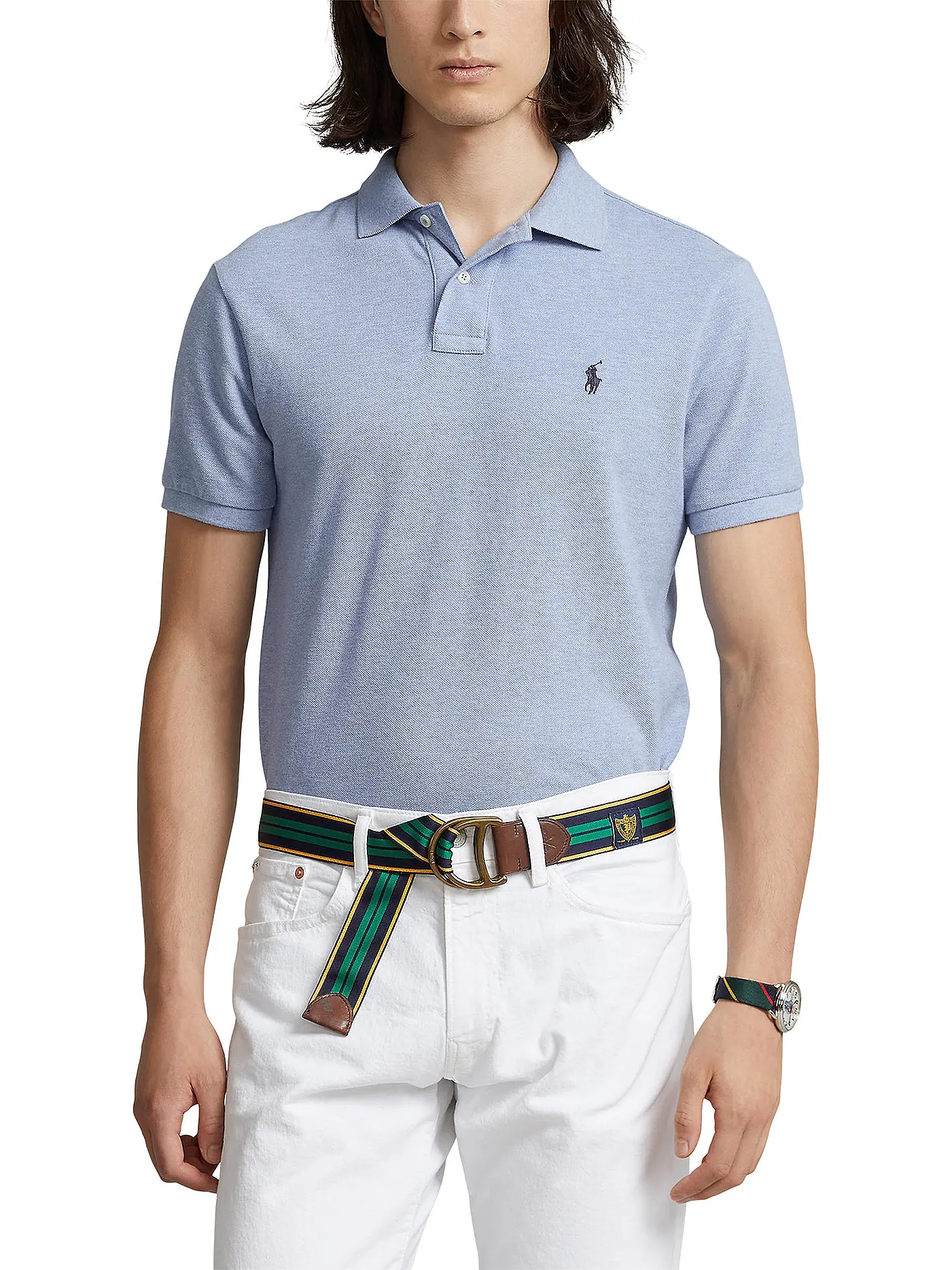 POLO RALPH LAUREN | Poloshirt Custom-Slim-Fit | blau