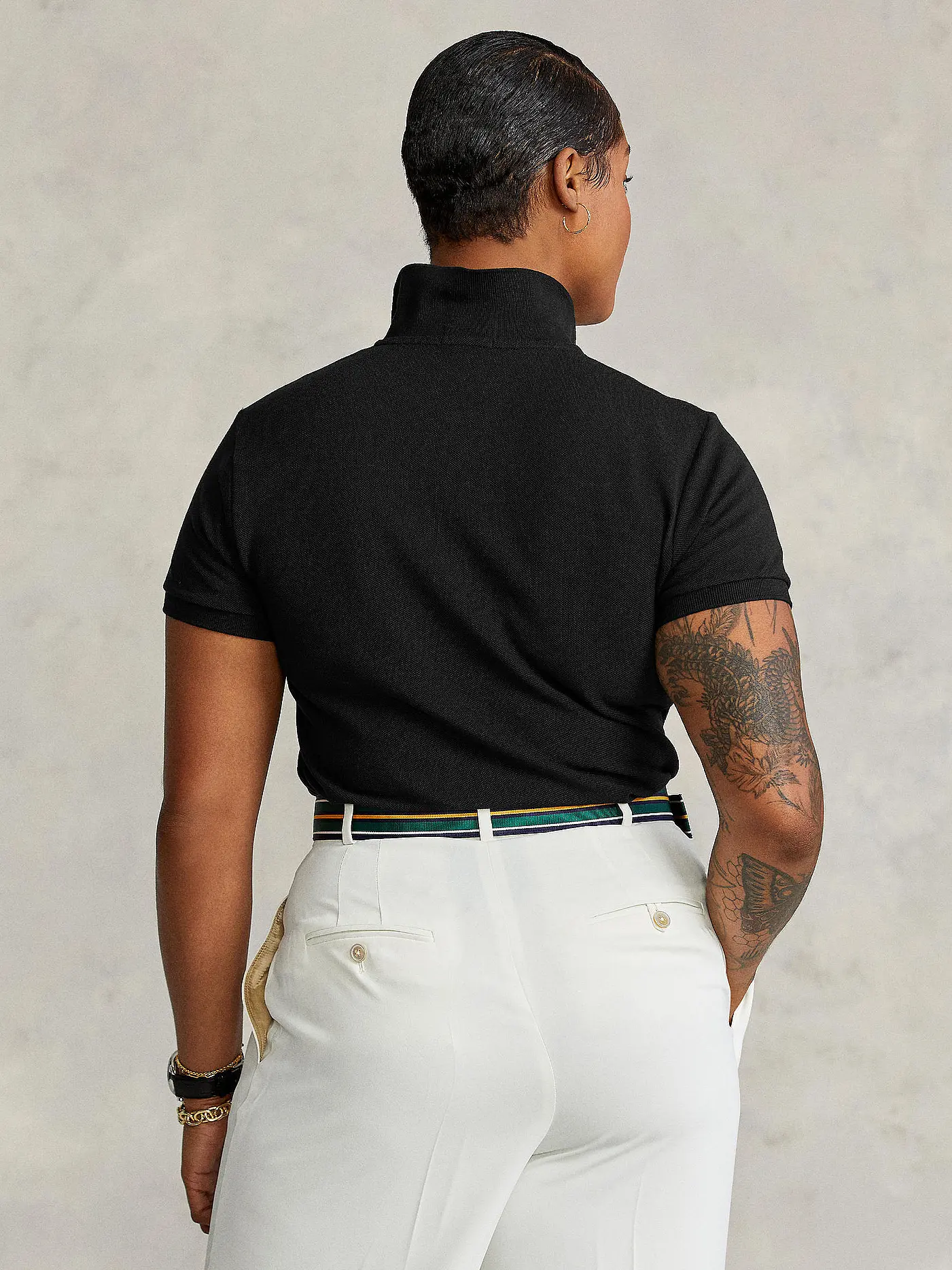 POLO RALPH LAUREN | Poloshirt Skinny Fit  | schwarz