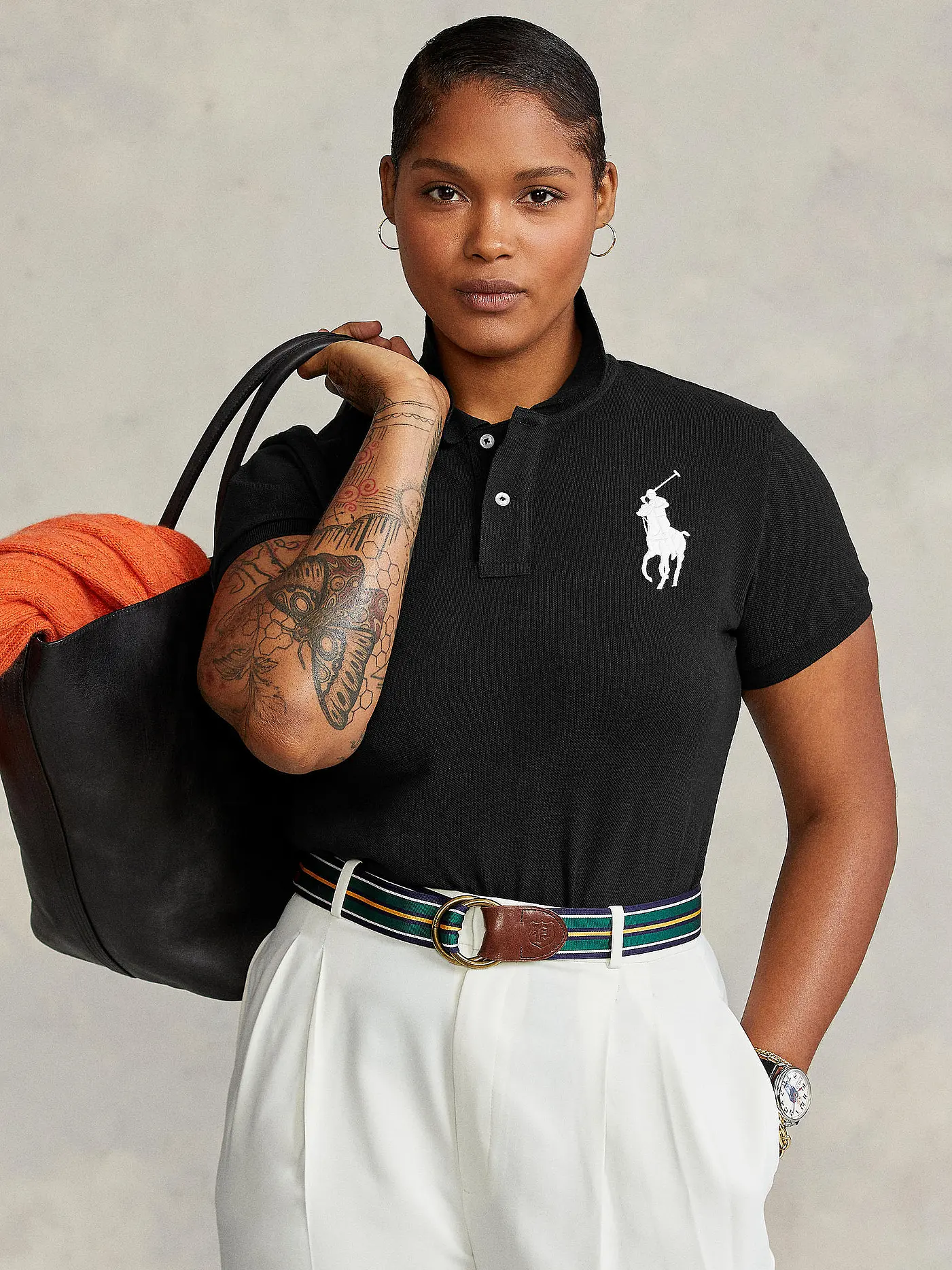 POLO RALPH LAUREN | Poloshirt Skinny Fit  | schwarz
