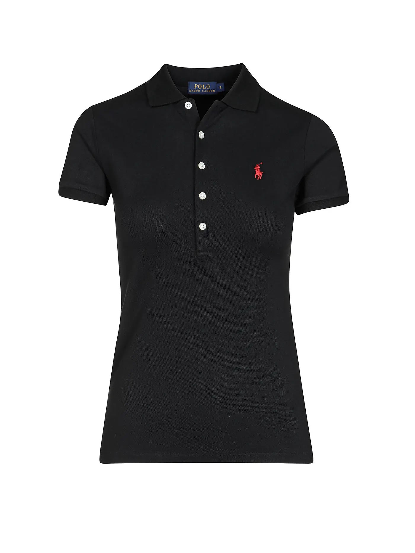POLO RALPH LAUREN | Poloshirt Slim Fit JULIE | schwarz