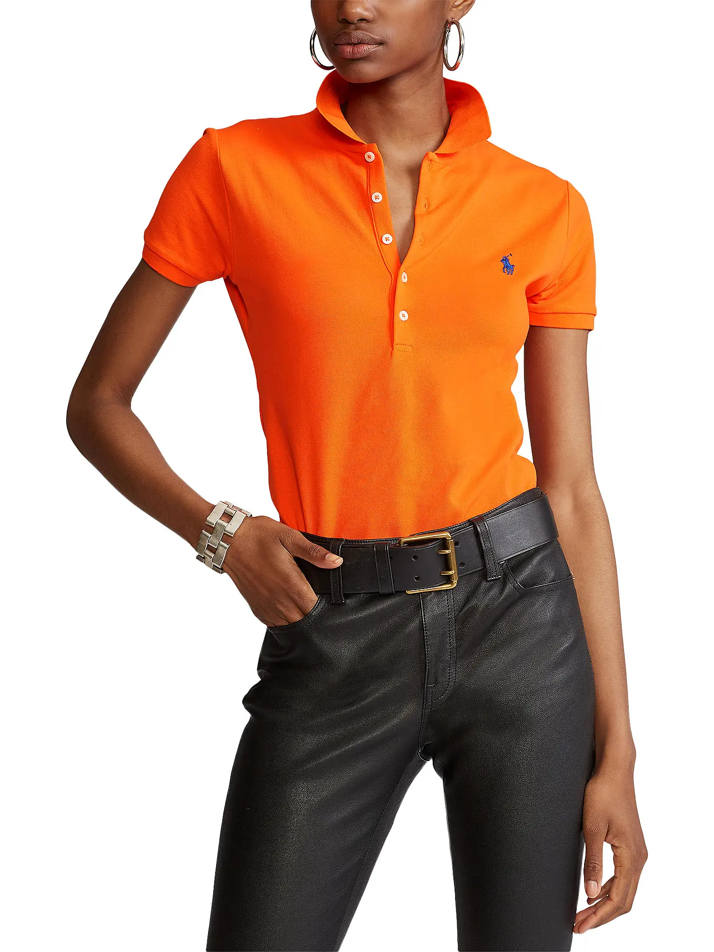 POLO RALPH LAUREN | Poloshirt Slim Fit JULIE | orange