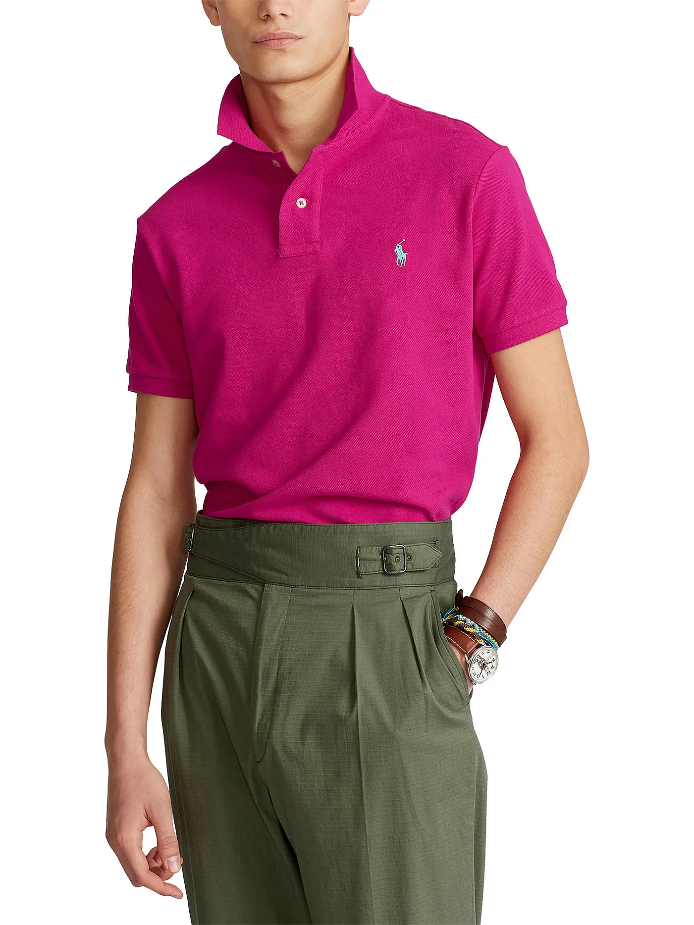 POLO RALPH LAUREN | Poloshirt Slim Fit | rosa