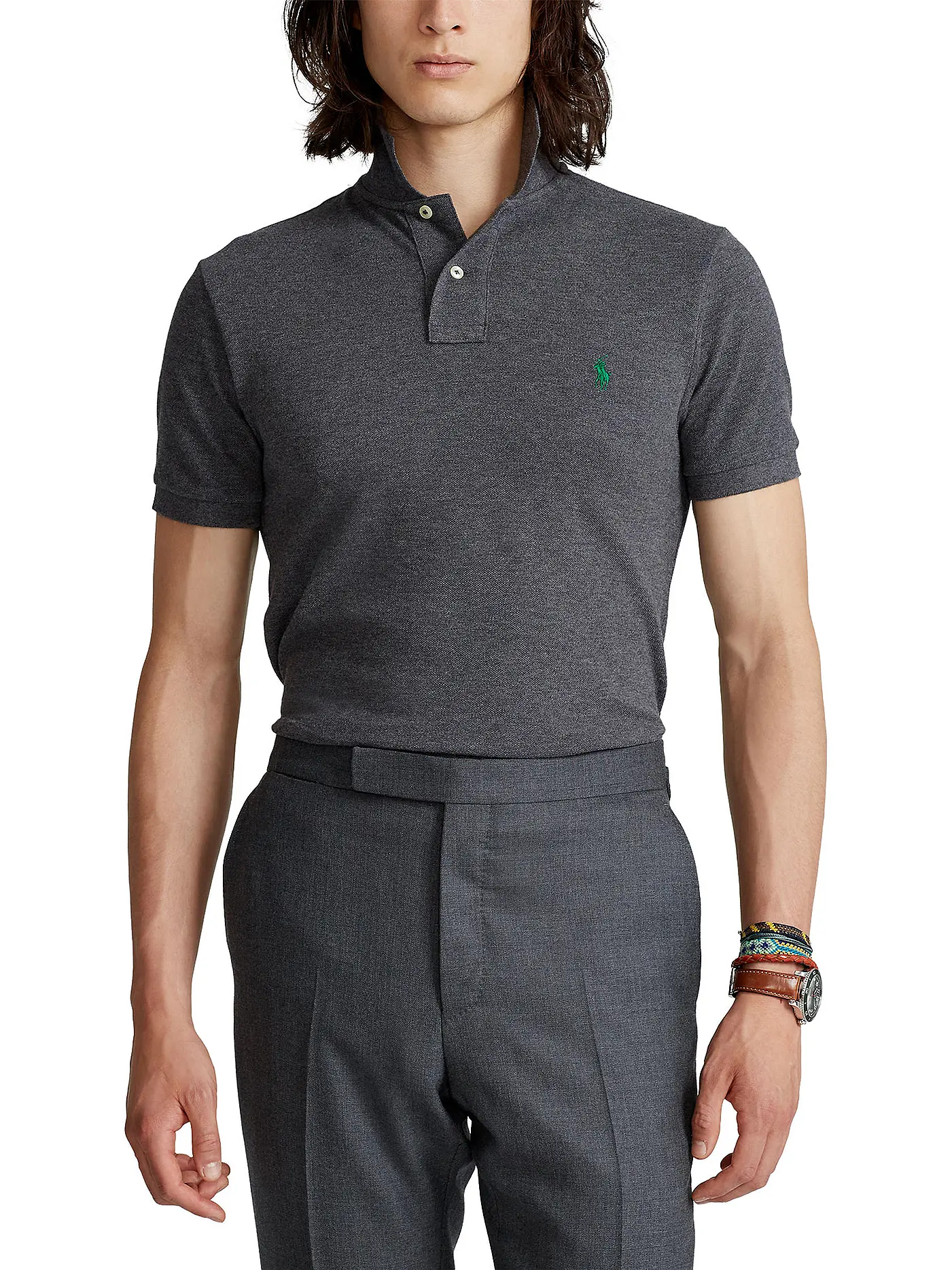 POLO RALPH LAUREN | Poloshirt Slim Fit | grau