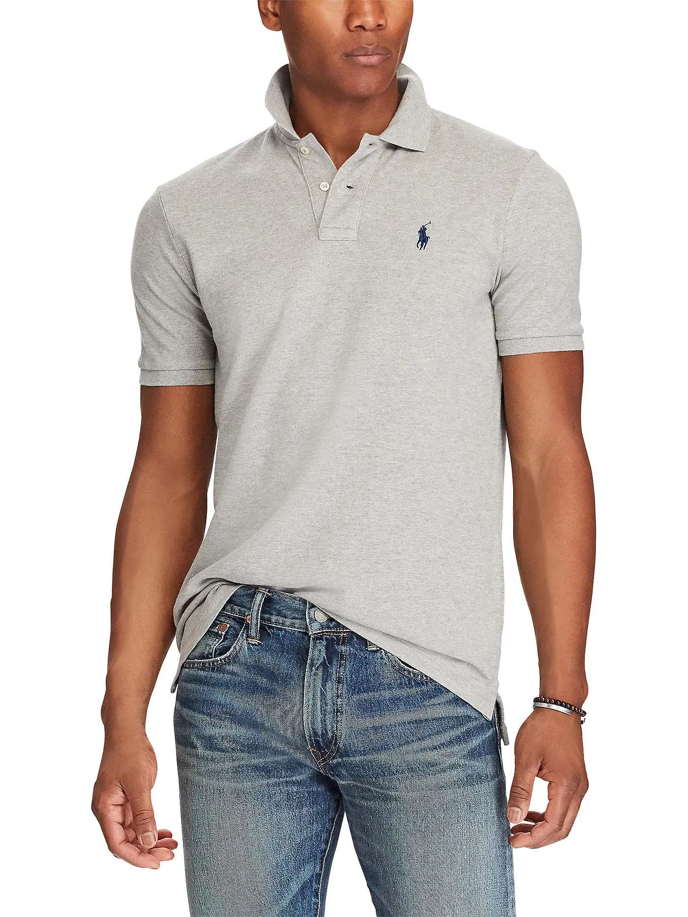 POLO RALPH LAUREN | Poloshirt Slim Fit | grau
