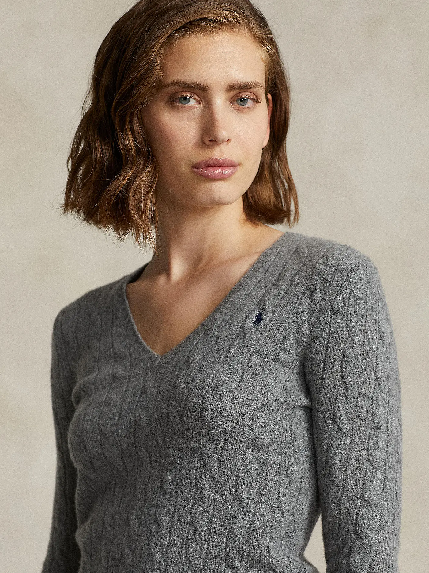 POLO RALPH LAUREN | Pullover Slim Fit KIMBERLY | grau