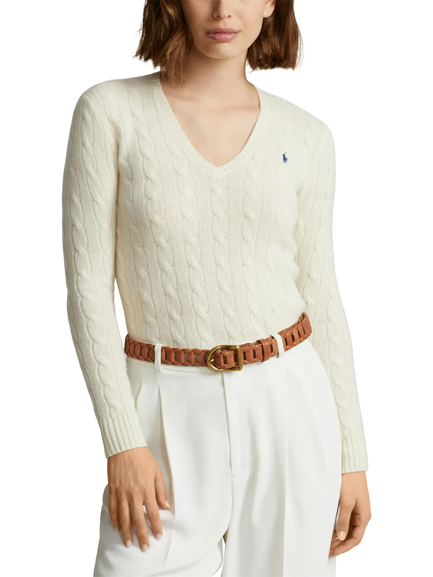 POLO RALPH LAUREN | Pullover Slim Fit KIMBERLY | creme
