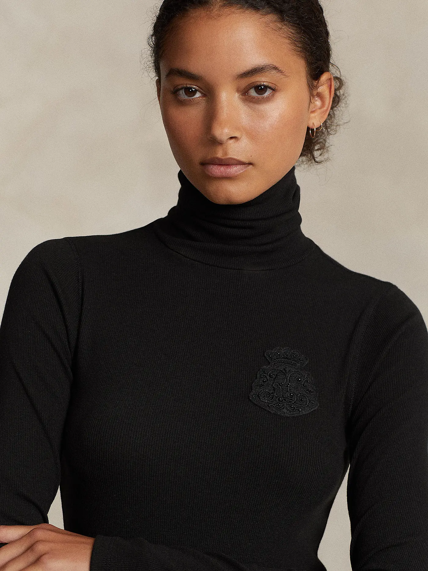 POLO RALPH LAUREN | Rollkragenshirt | schwarz