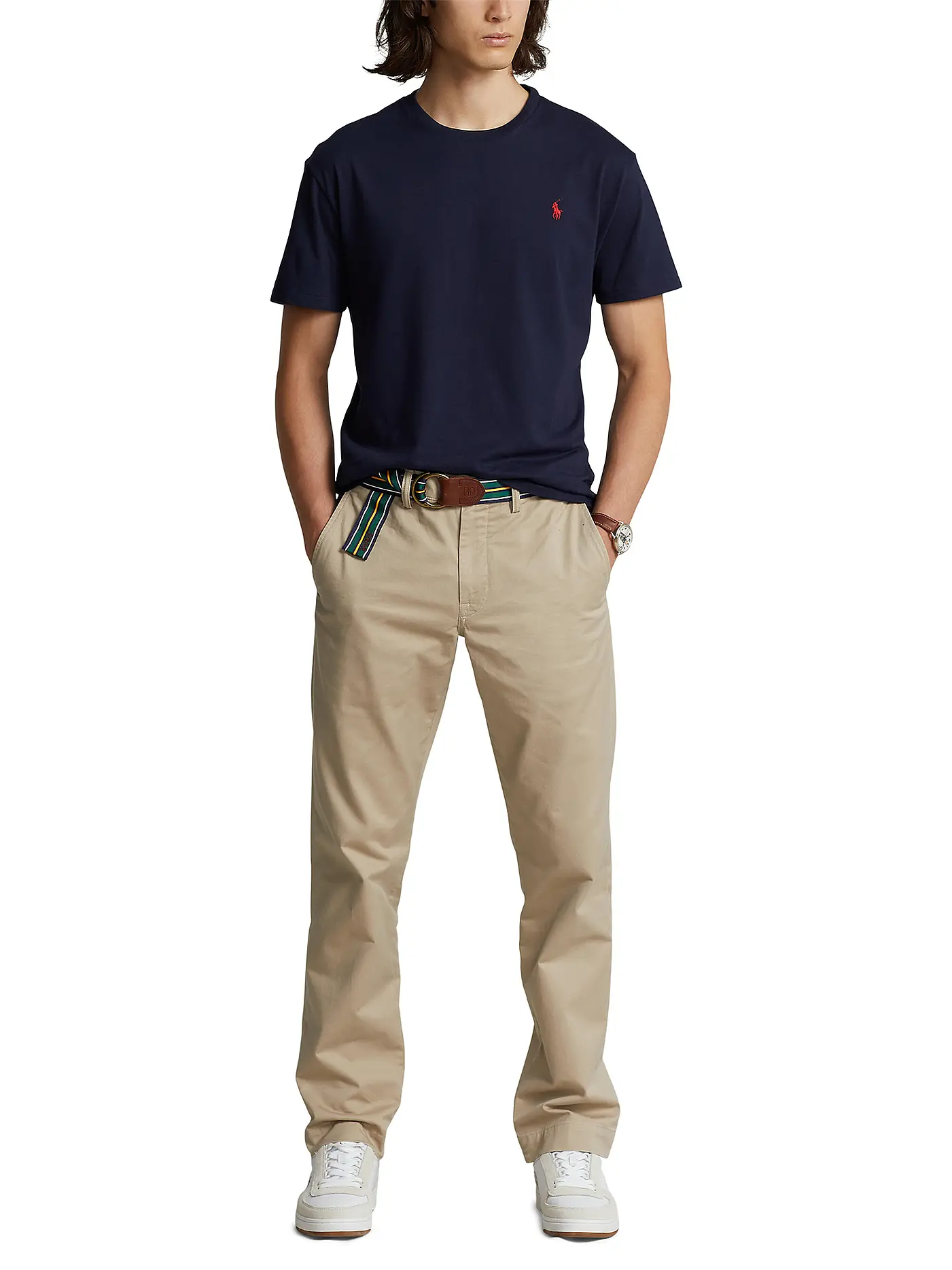 POLO RALPH LAUREN | T-Shirt Custom-Slim-Fit | blau