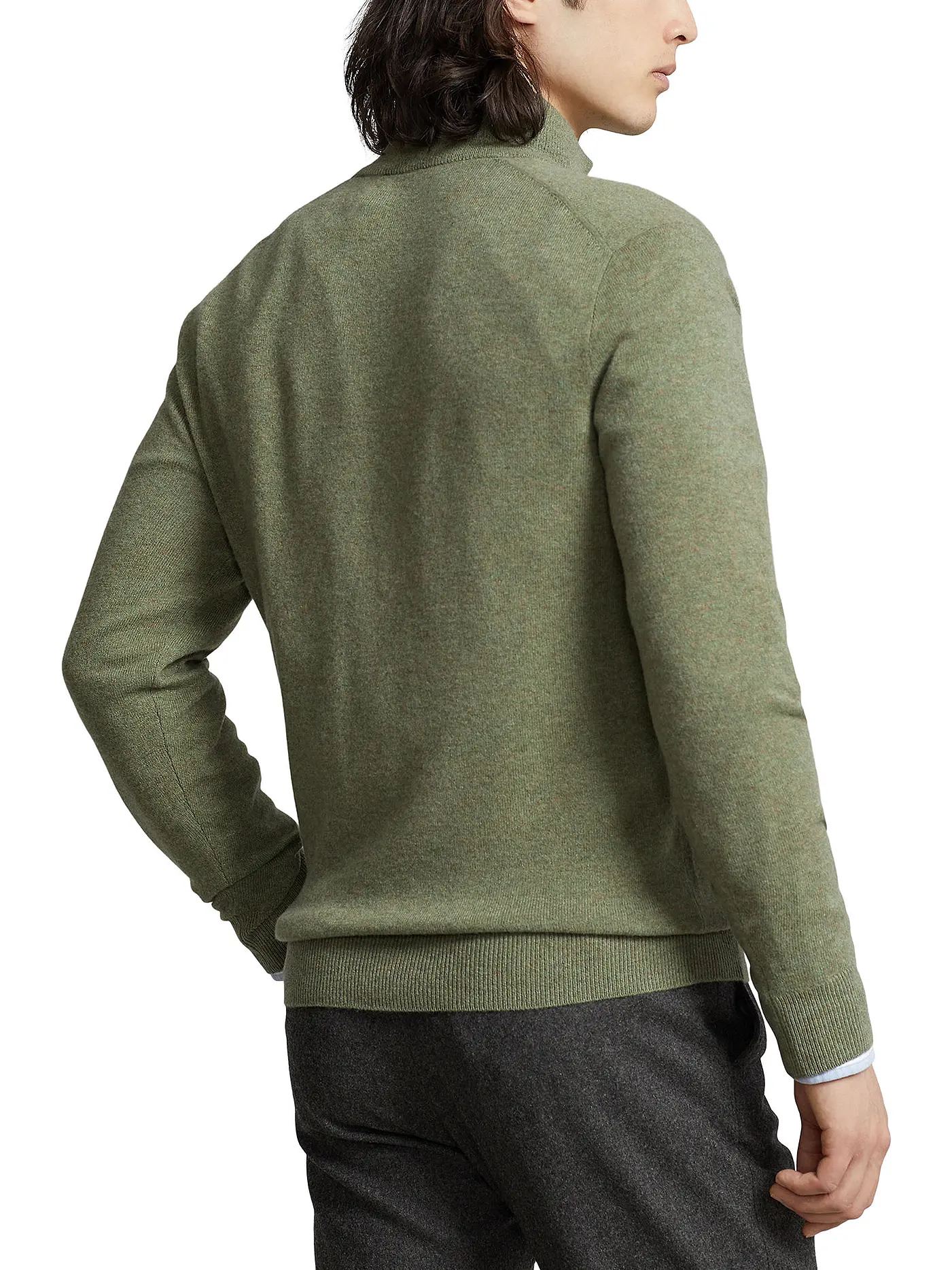POLO RALPH LAUREN | Troyer Pullover Regular Fit | olive