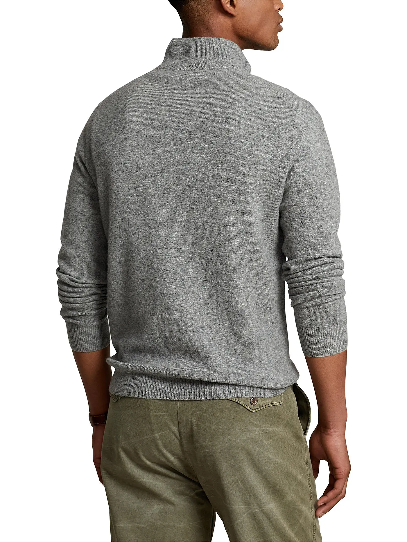 POLO RALPH LAUREN | Troyer Pullover Regular Fit | hellgrau