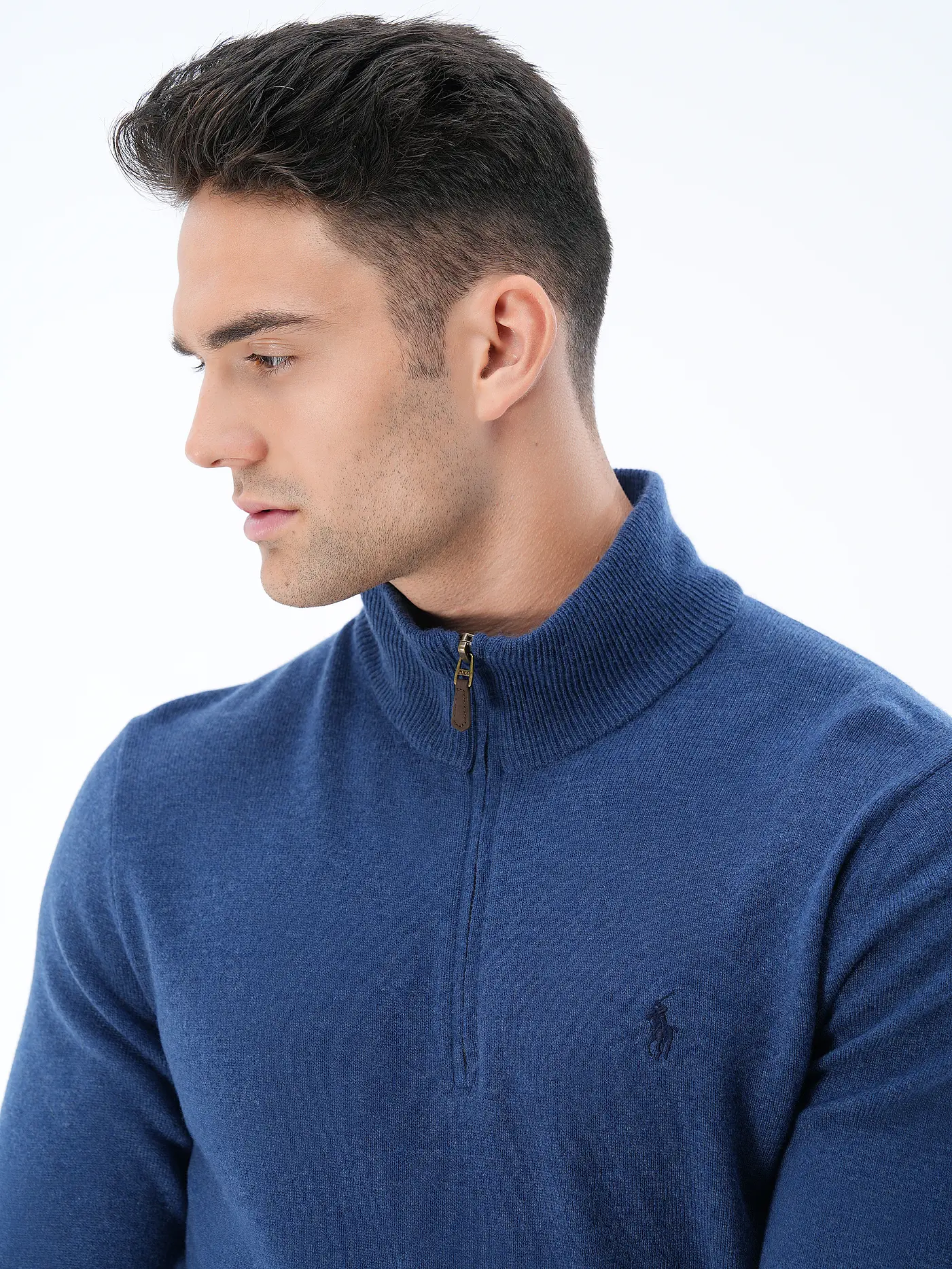 POLO RALPH LAUREN | Troyer Pullover Regular Fit | hellblau