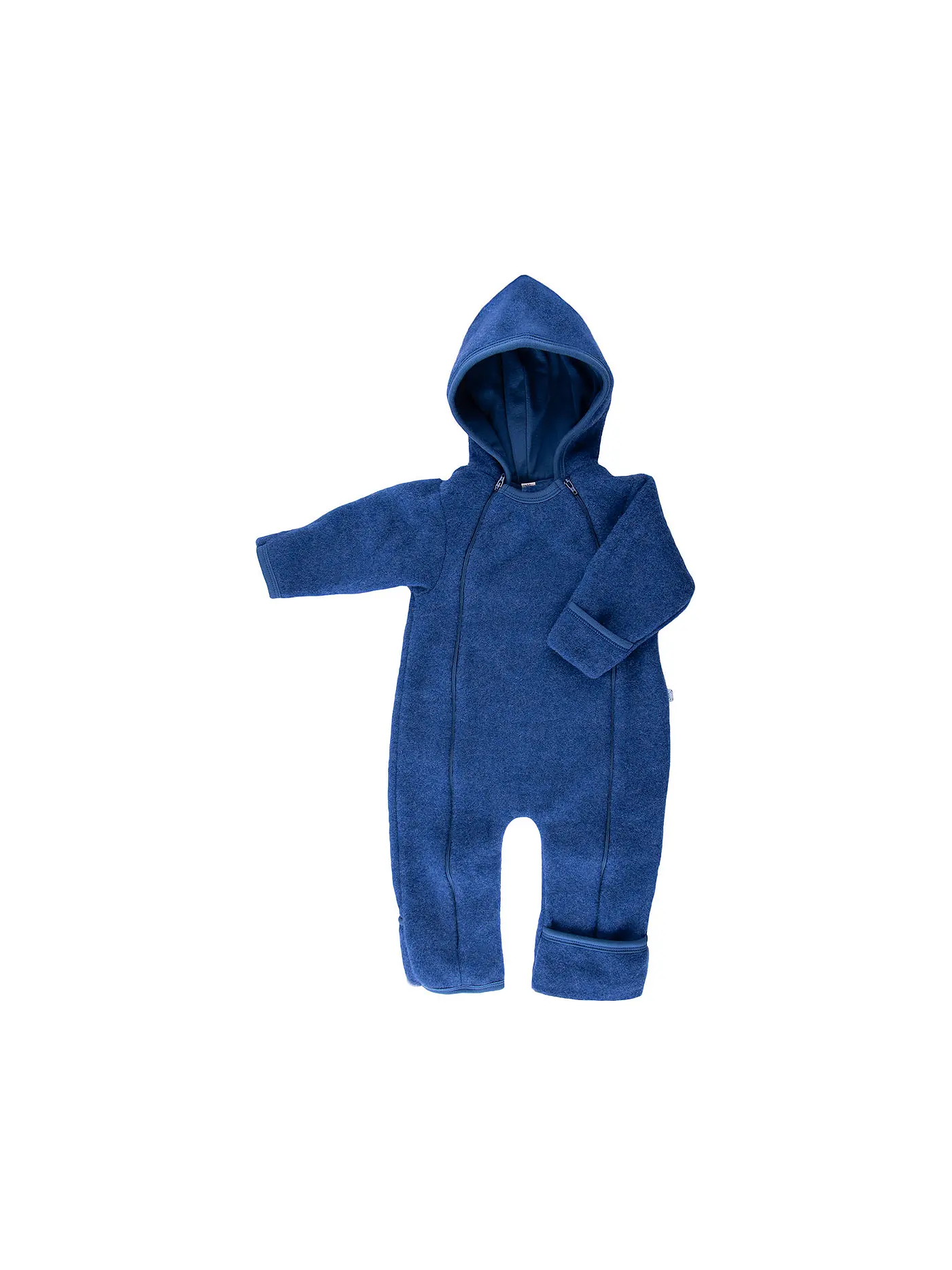 POPOLINI | Baby Wollfleece Overall | blau