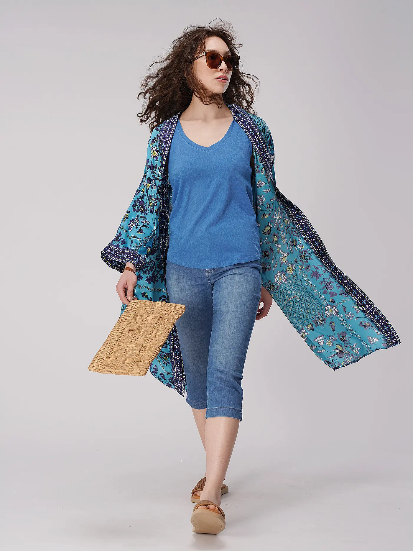 POUPETTE ST. BARTH | Kimono ERICA | blau