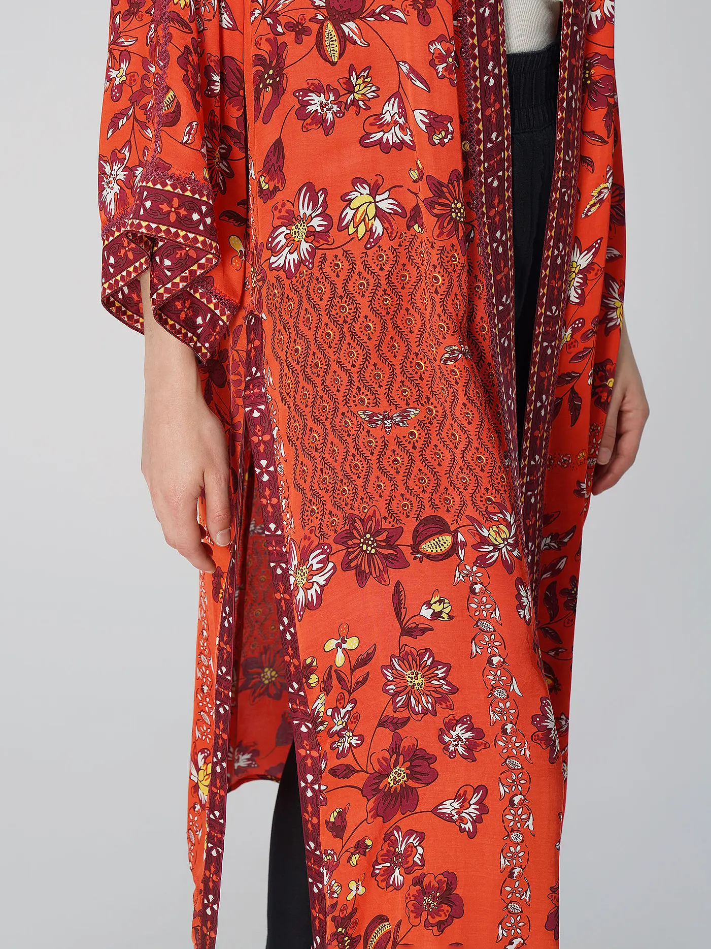 POUPETTE ST. BARTH | Kimono ERICA | rot