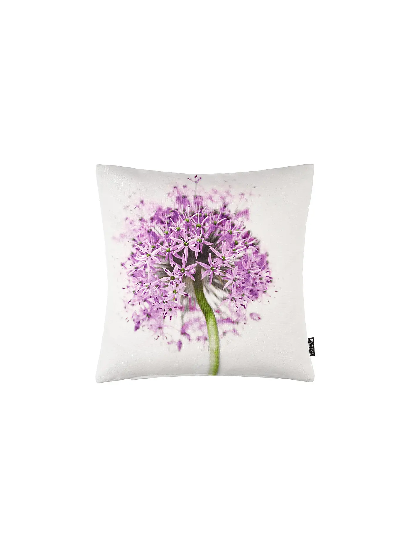 PROFLAX | Kissenhülle 40x40cm ALLIUM Pink | weiss