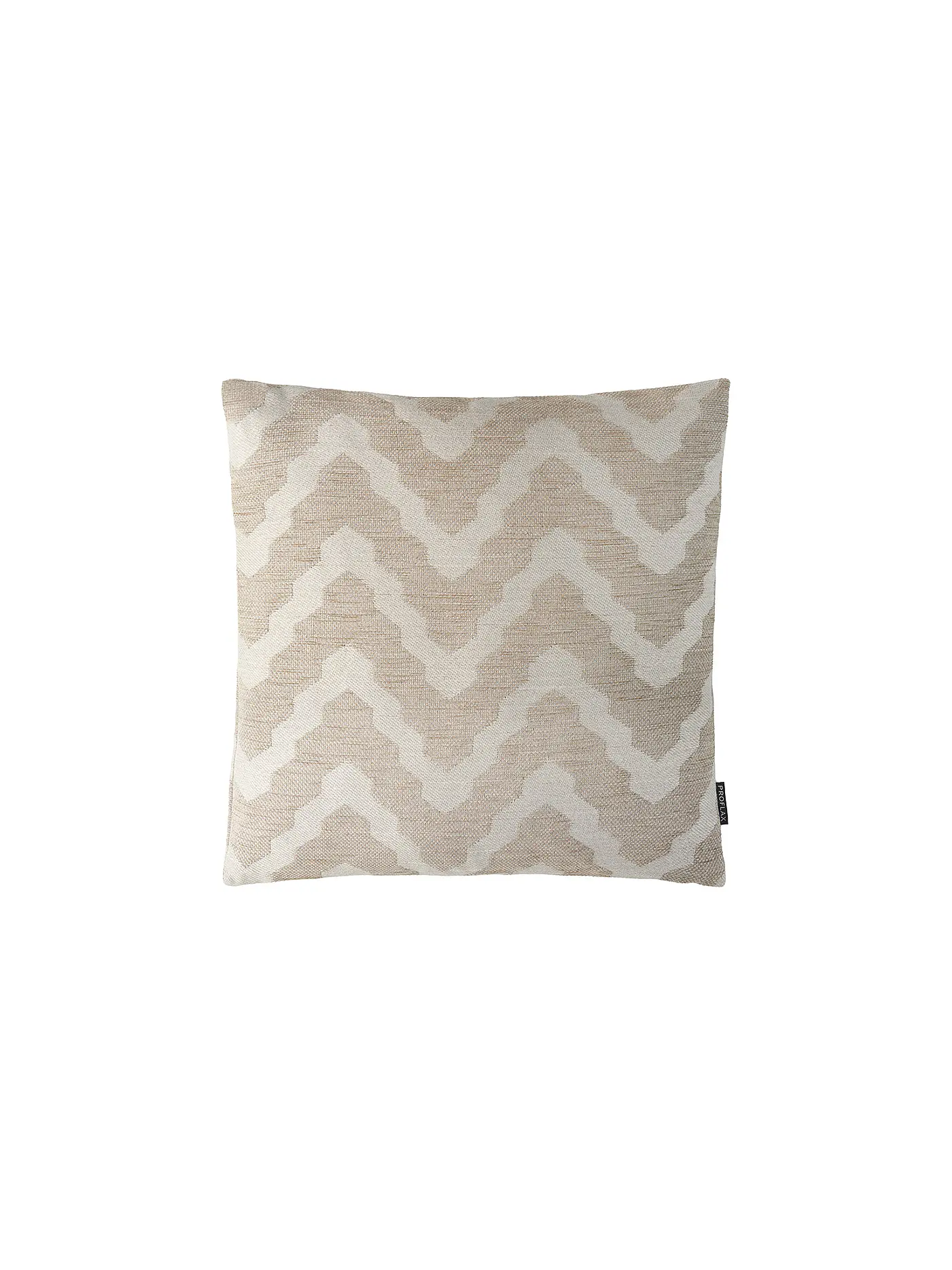 PROFLAX | Kissenhülle HUDSON 45x45cm Rot | hellbraun
