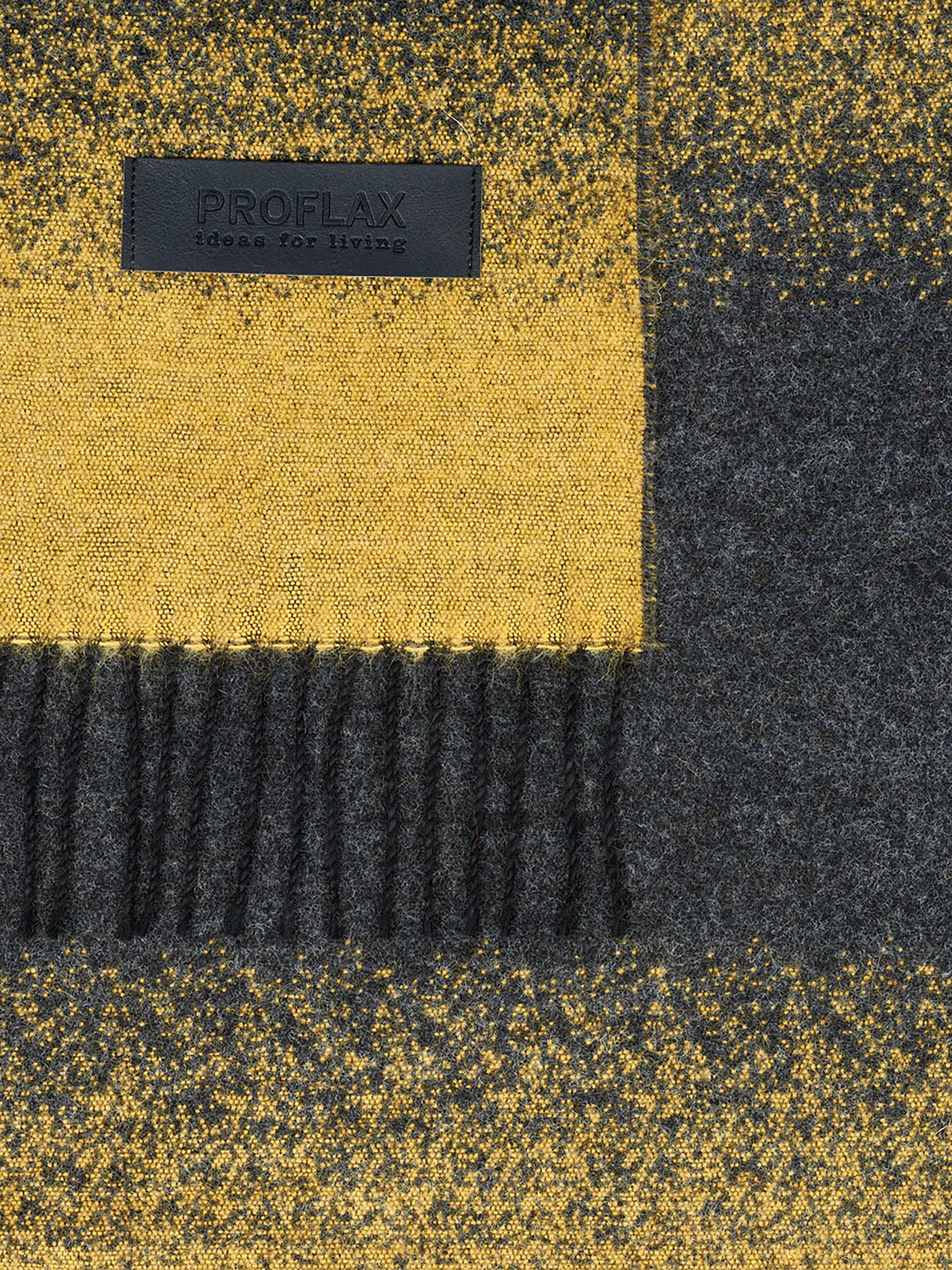 PROFLAX | Tagesdecke Plaid 140x180cm River Honig | gelb