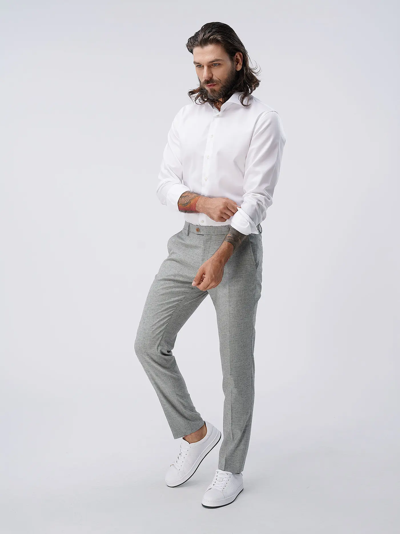 PROFUOMO | Hemd Slim Fit | weiss