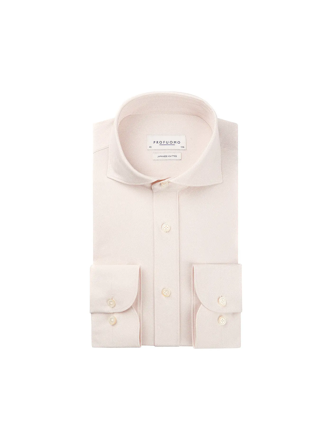 PROFUOMO | Jerseyhemd Slim Fit JAPANESE KNIT | rosa