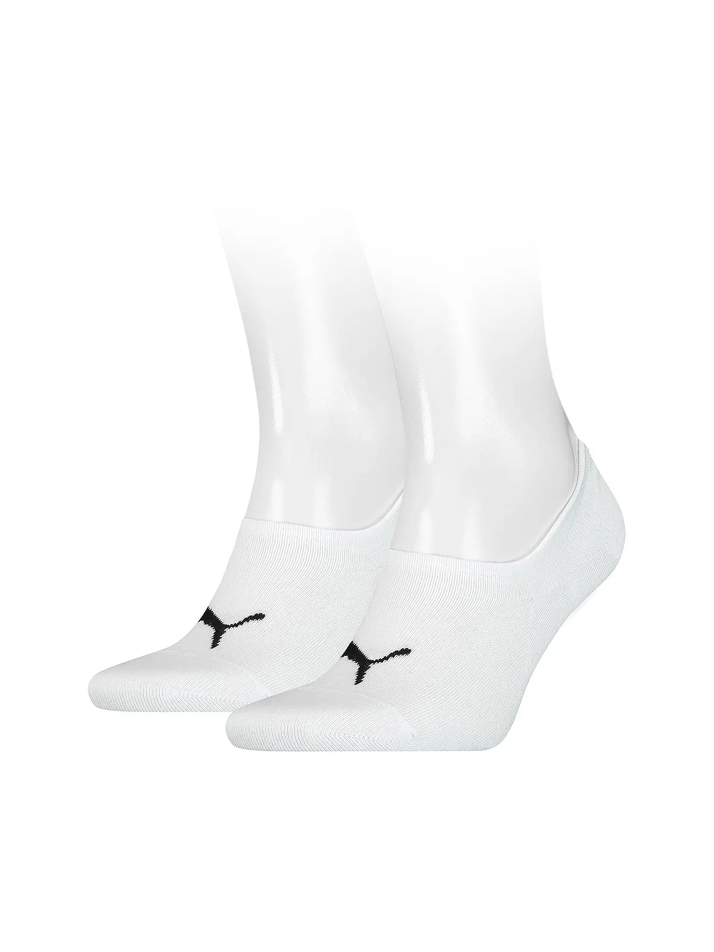 PUMA | Damen Füsslinge High Cut 2er Pkg. Middle Grey Melange | weiss