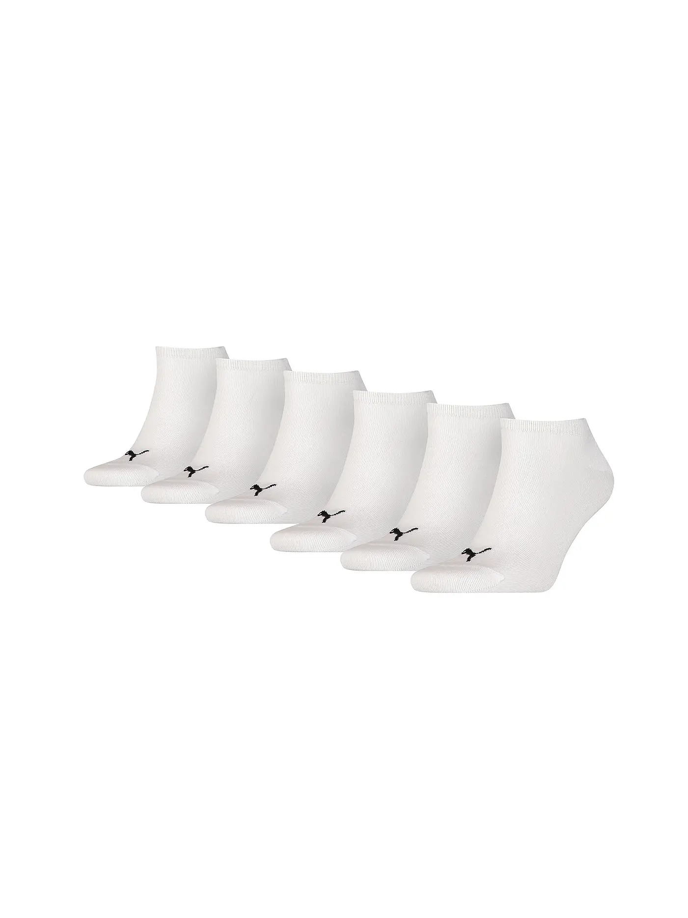 PUMA | Sneaker Socken 6er Pkg. black | weiss
