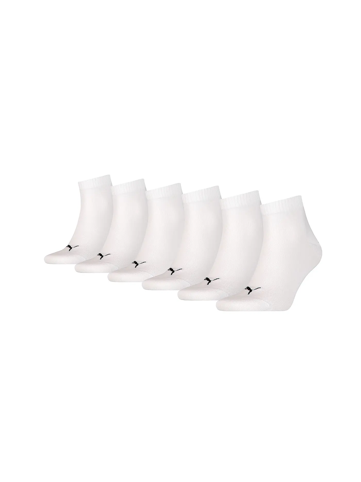 PUMA | Sneaker Socken 6er Pkg. black | weiss