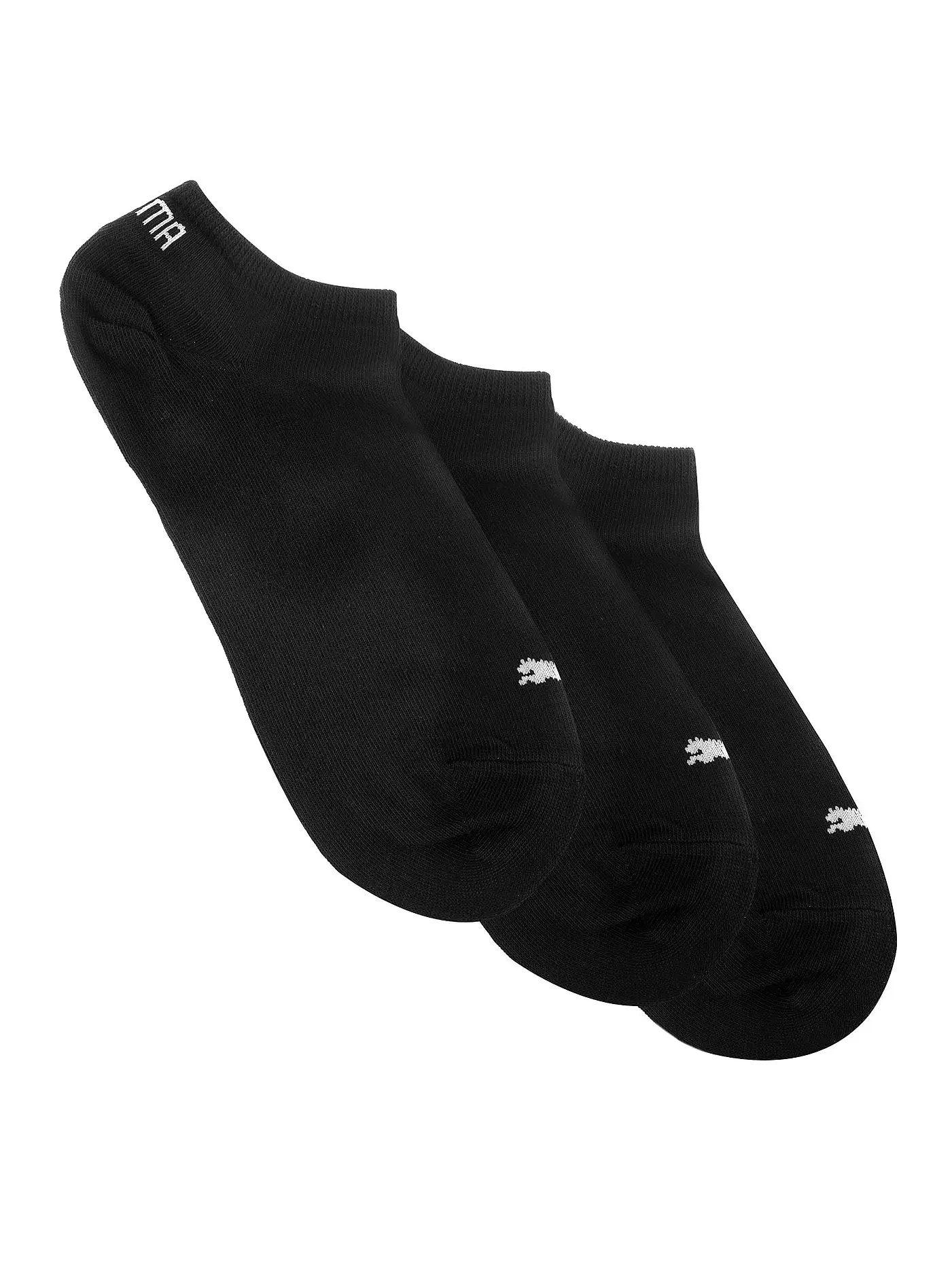 PUMA | Sneakersocken 3-er Pkg.  "Invisible" black | schwarz