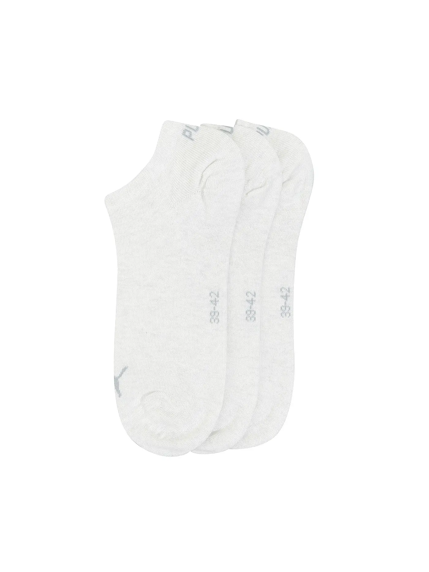 PUMA | Sneakersocken 3-er Pkg.  "Invisible" black | beige