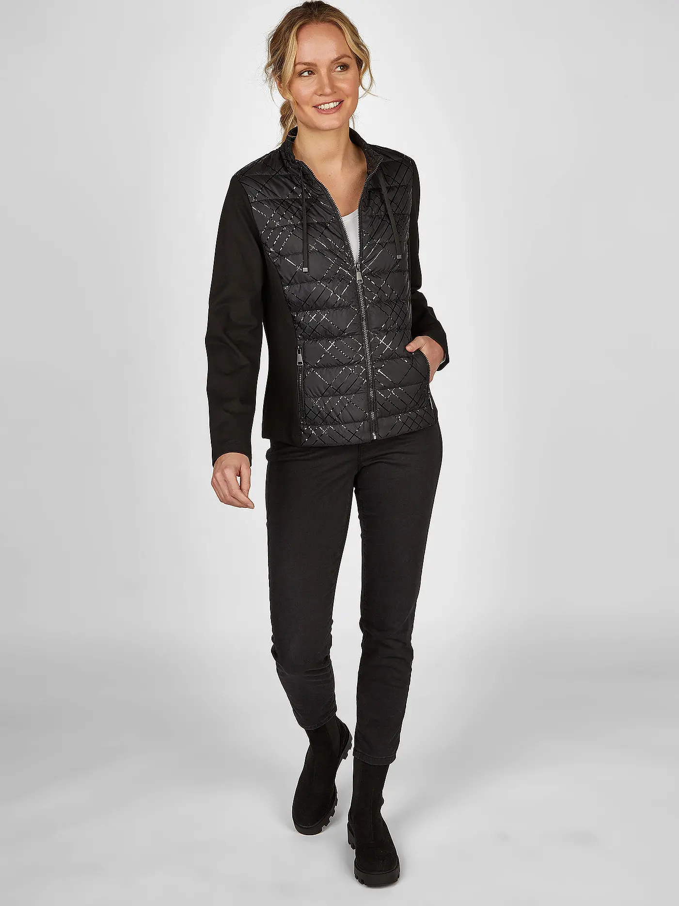 RABE | Leichtsteppjacke | schwarz