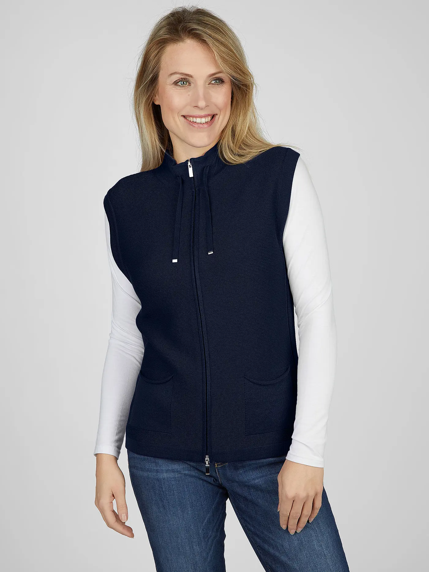 RABE | Strickjacke | blau