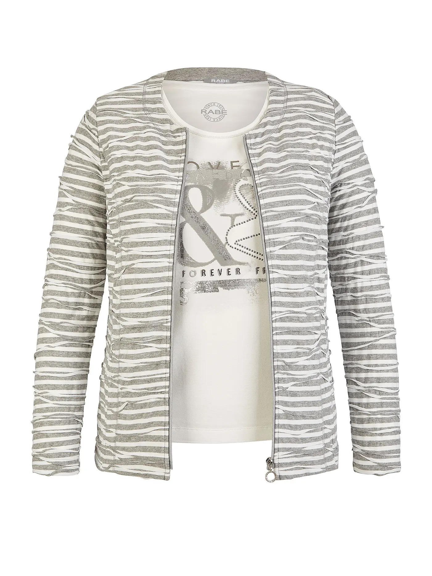 RABE | Twinset | grau