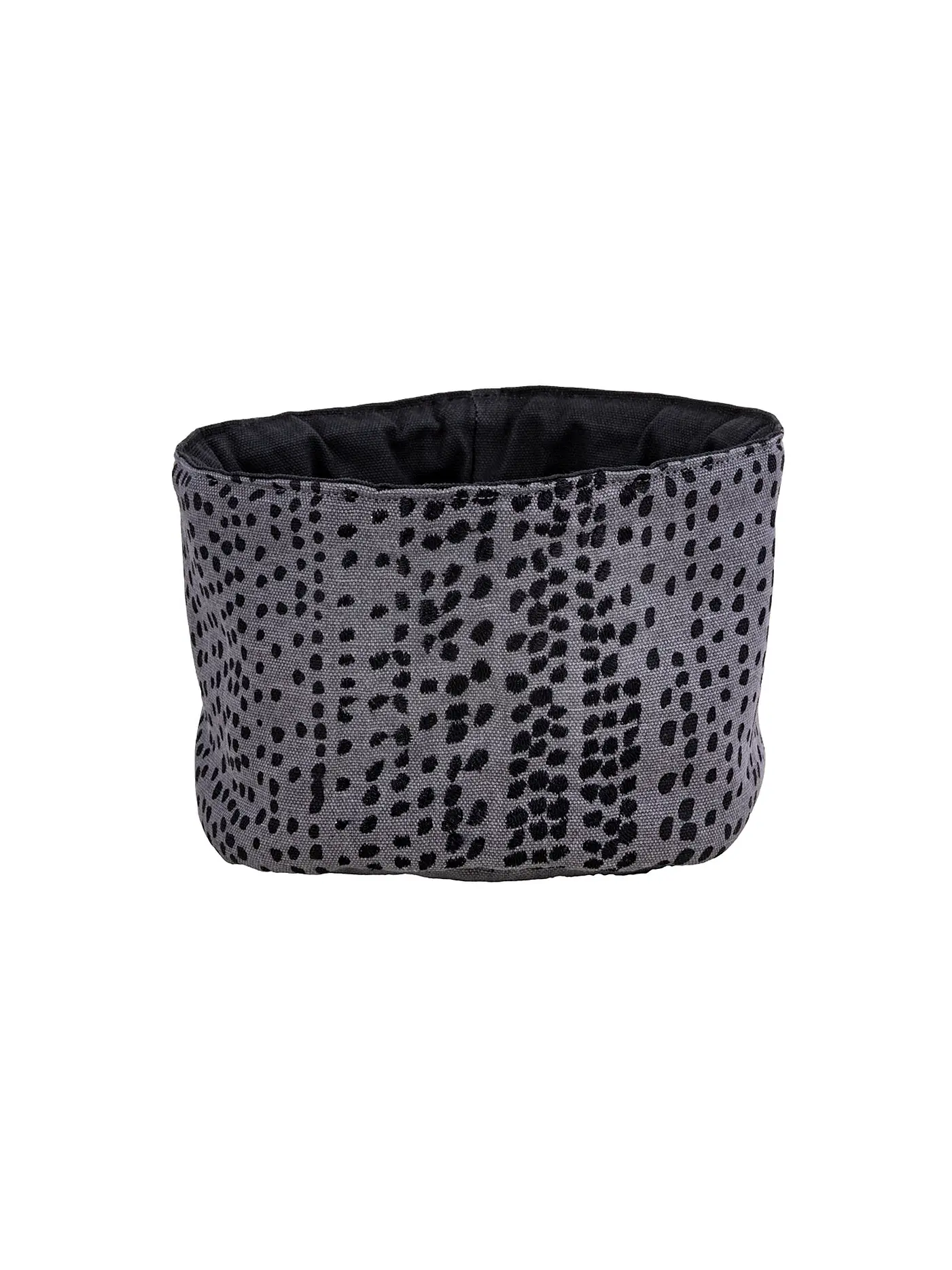 RAEDER | Brotkorb 17cm "Punkte" | schwarz
