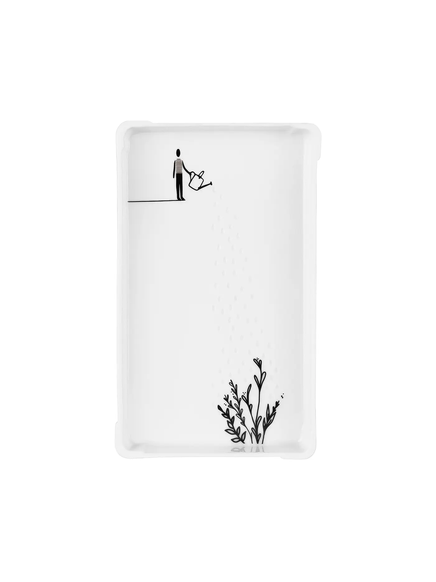 RAEDER | Schälchen Giesskannenmännchen | weiss