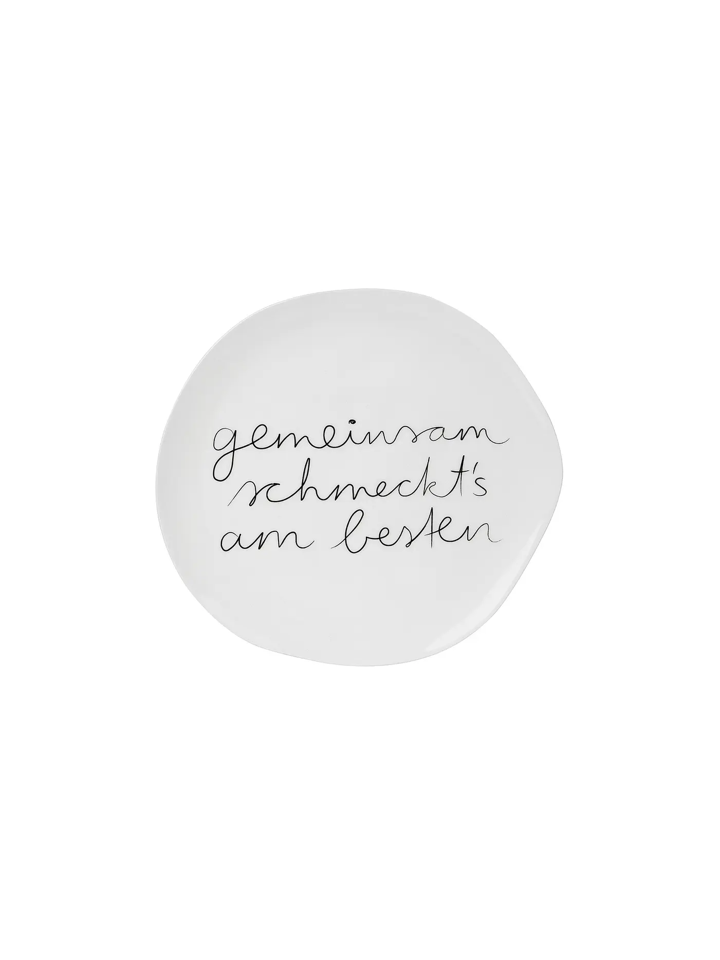 RAEDER | Teller "Mix & Match - Gemeinsam" 22,5cm | weiss