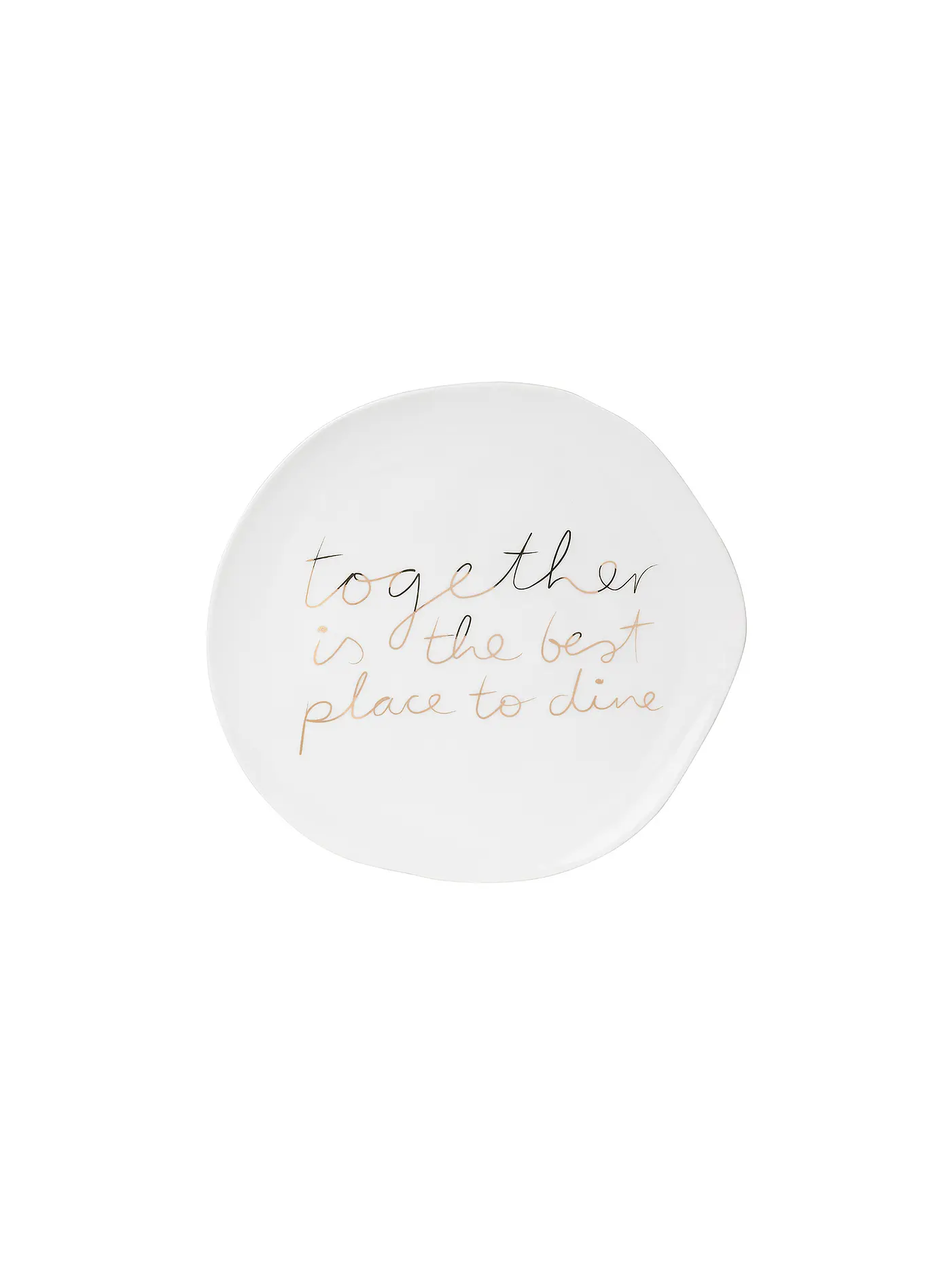 RAEDER | Teller "Mix & Match - Together" 22,5cm | weiss